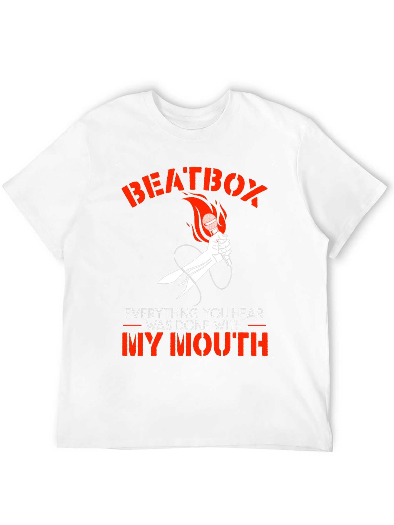 Beatbox Microphone Graphic T-Shirt