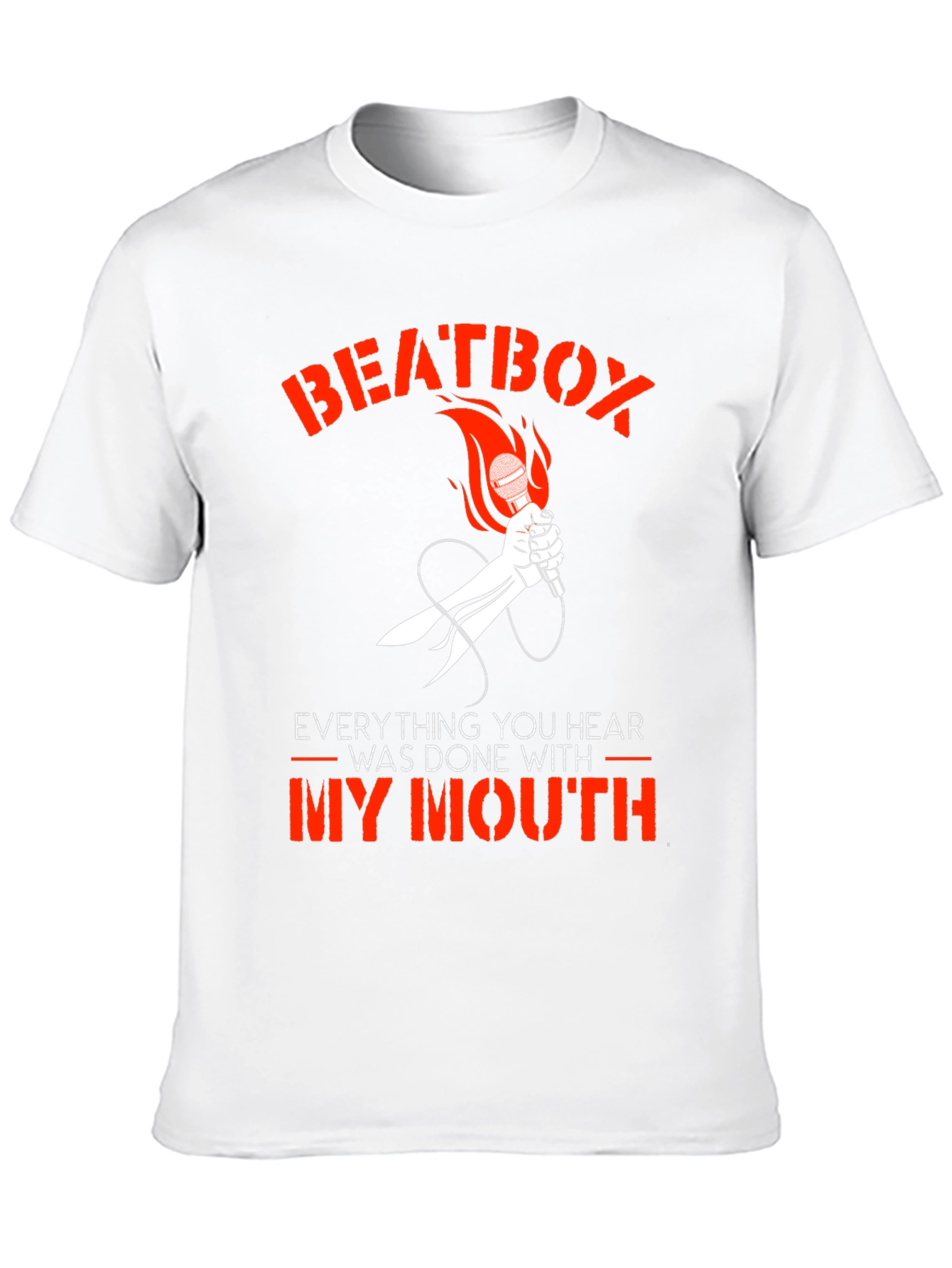 Beatbox Microphone Graphic T-Shirt