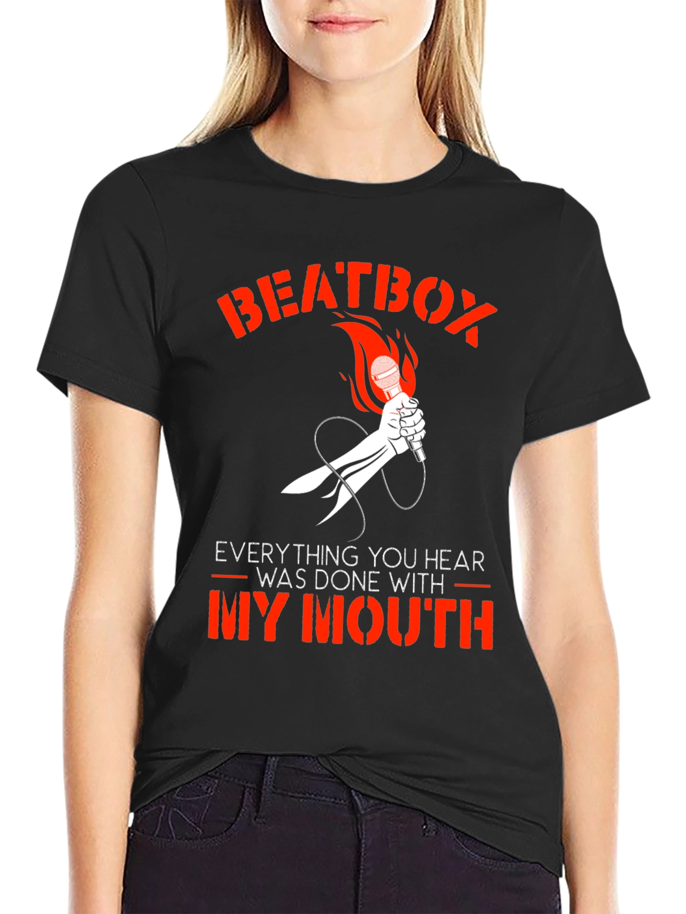 Beatbox Microphone Graphic T-Shirt