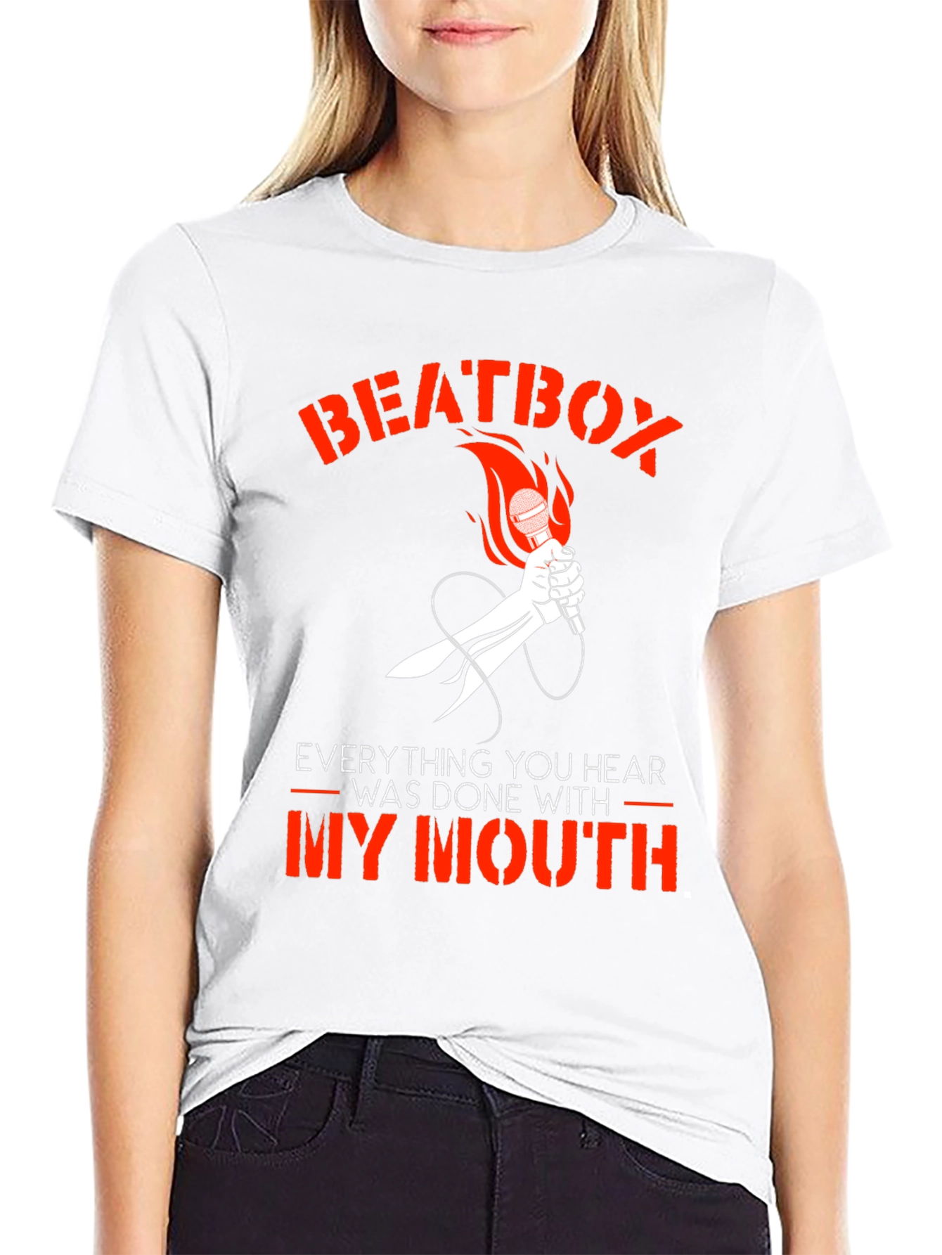 Beatbox Microphone Graphic T-Shirt