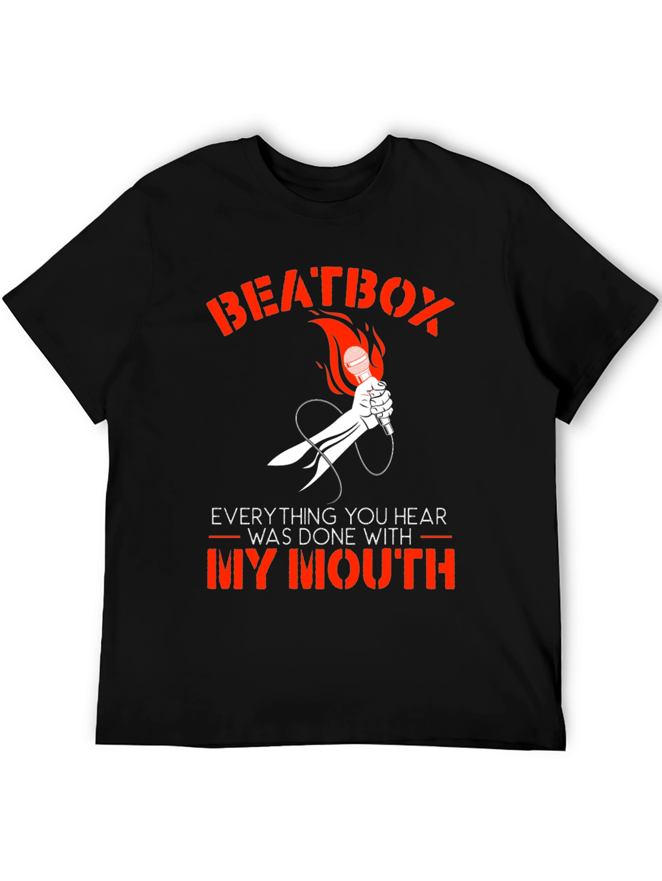 Beatbox Microphone Graphic T-Shirt