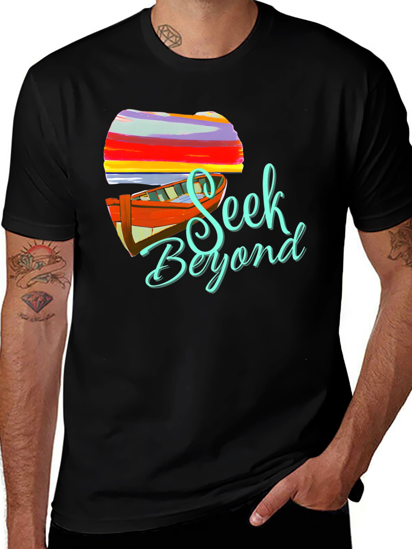Seek Beyond Graphic T-Shirt - Coastal Adventure