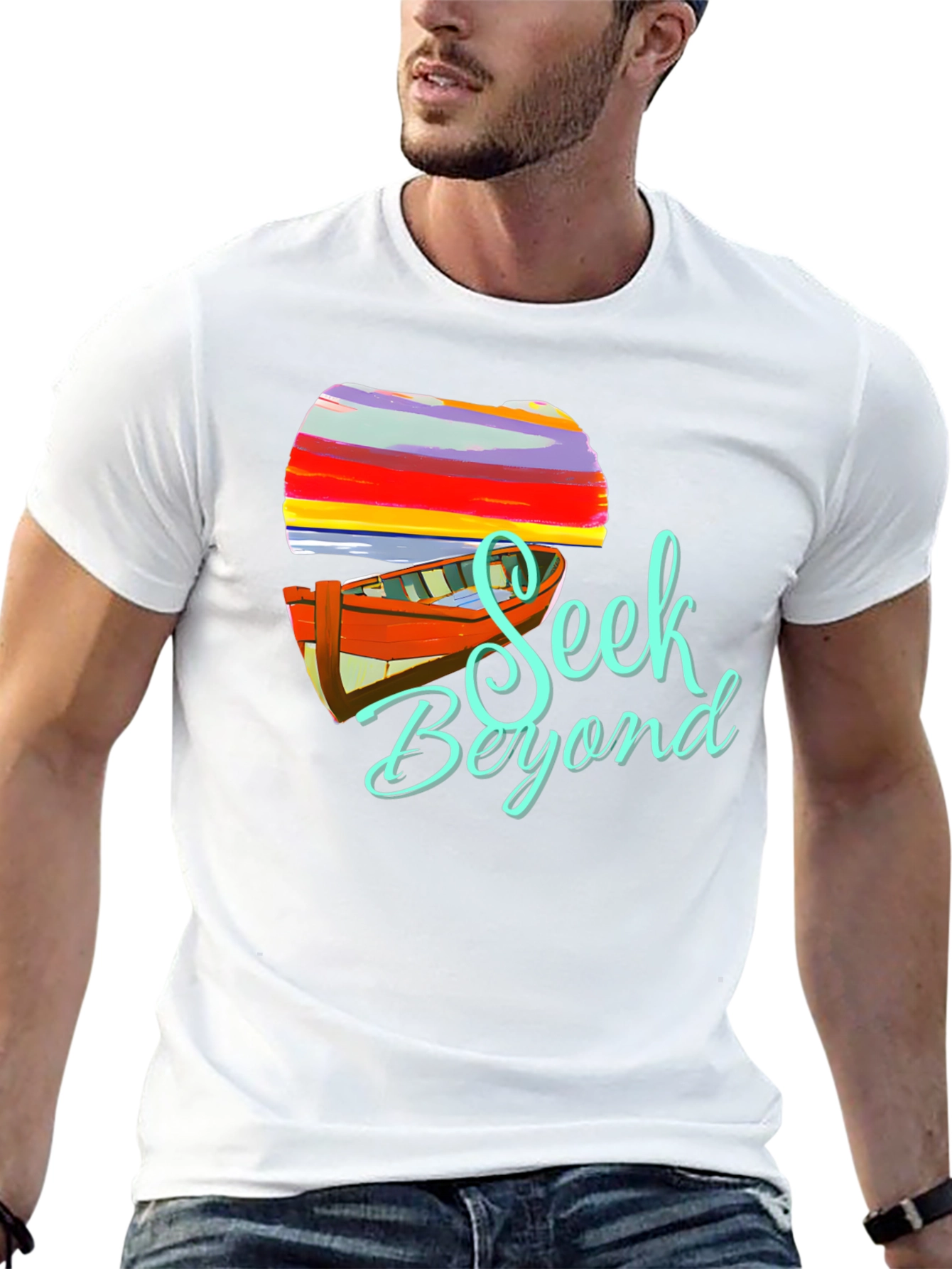 Seek Beyond Graphic T-Shirt - Coastal Adventure