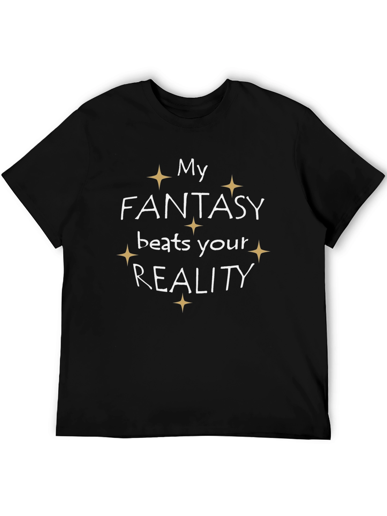 Fantasy Beats Reality Graphic T-Shirt