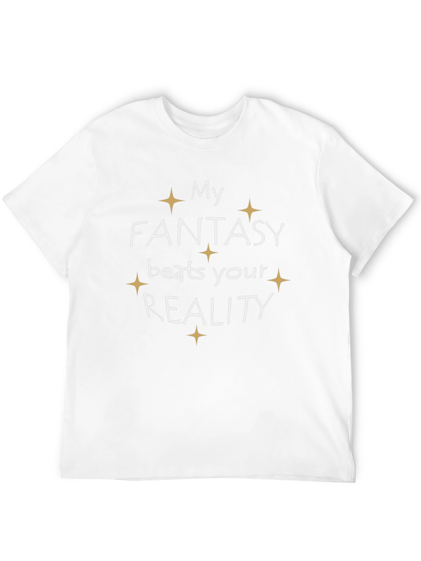 Fantasy Beats Reality Graphic T-Shirt