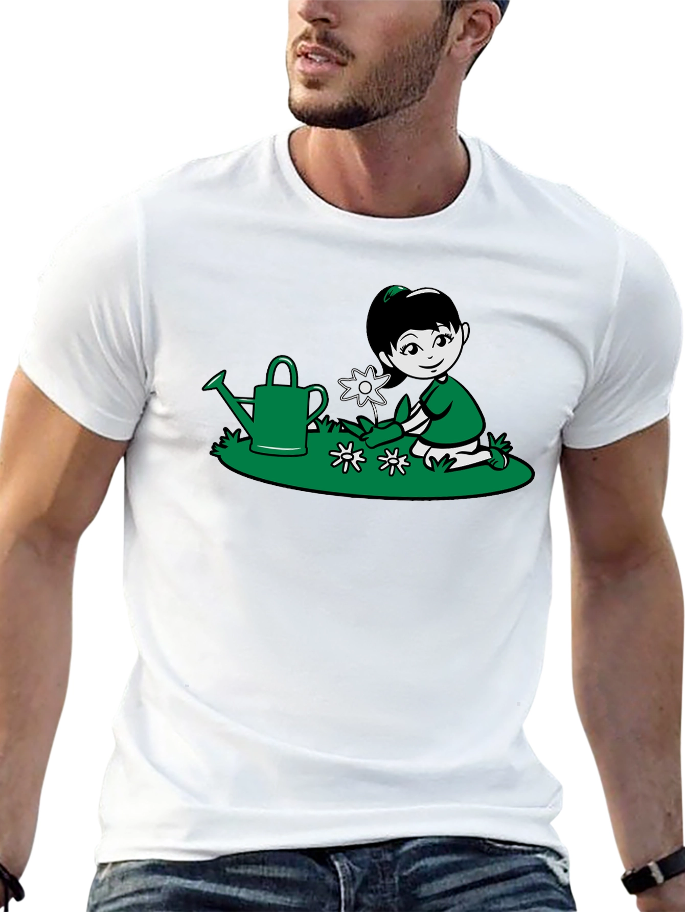 Gardening Girl Graphic T-Shirt