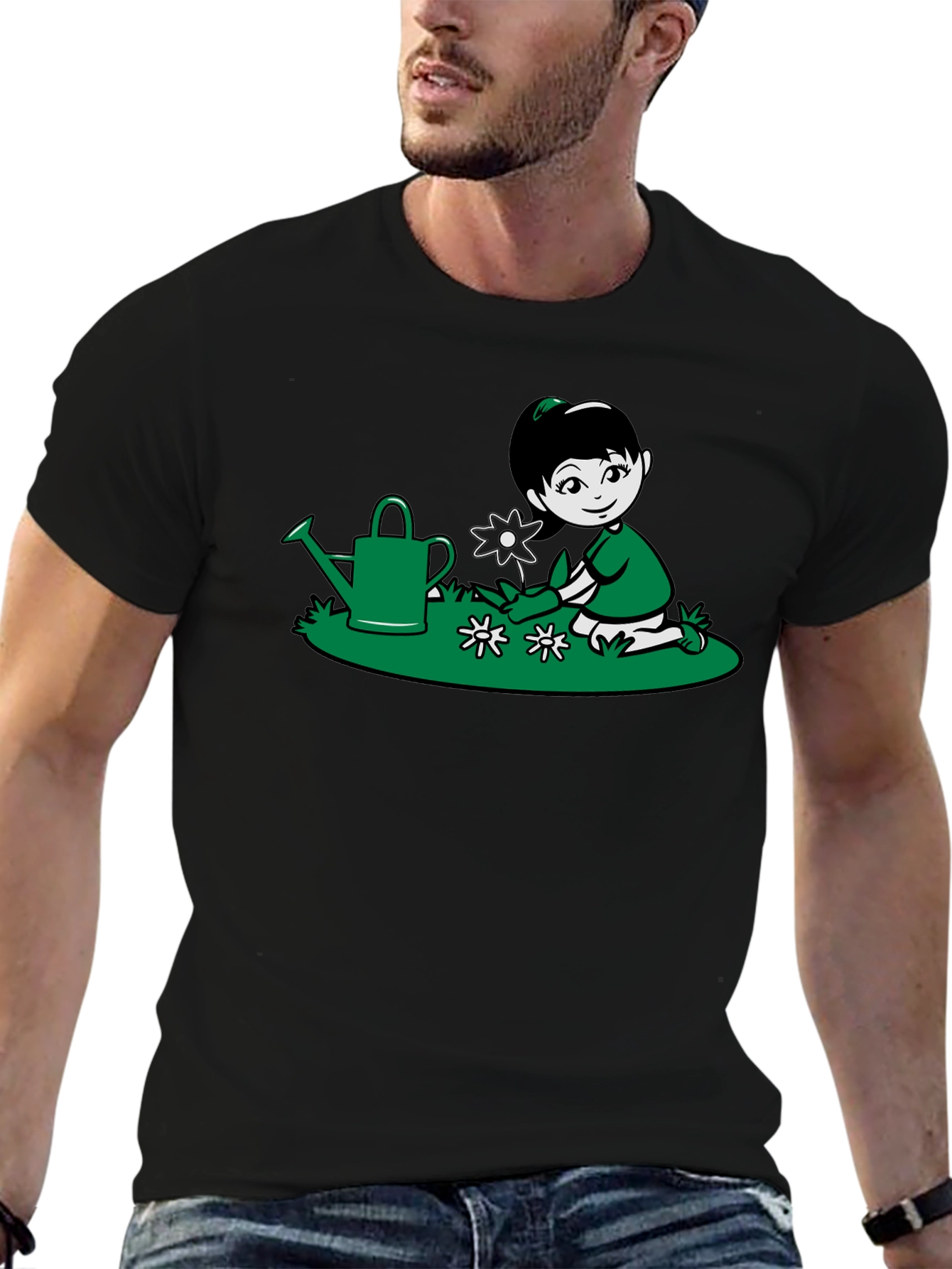 Gardening Girl Graphic T-Shirt