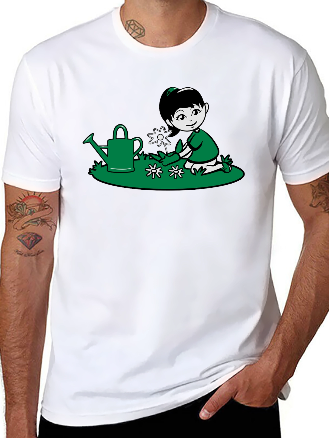 Gardening Girl Graphic T-Shirt