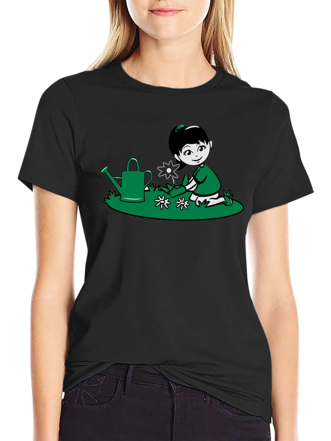 Gardening Girl Graphic T-Shirt