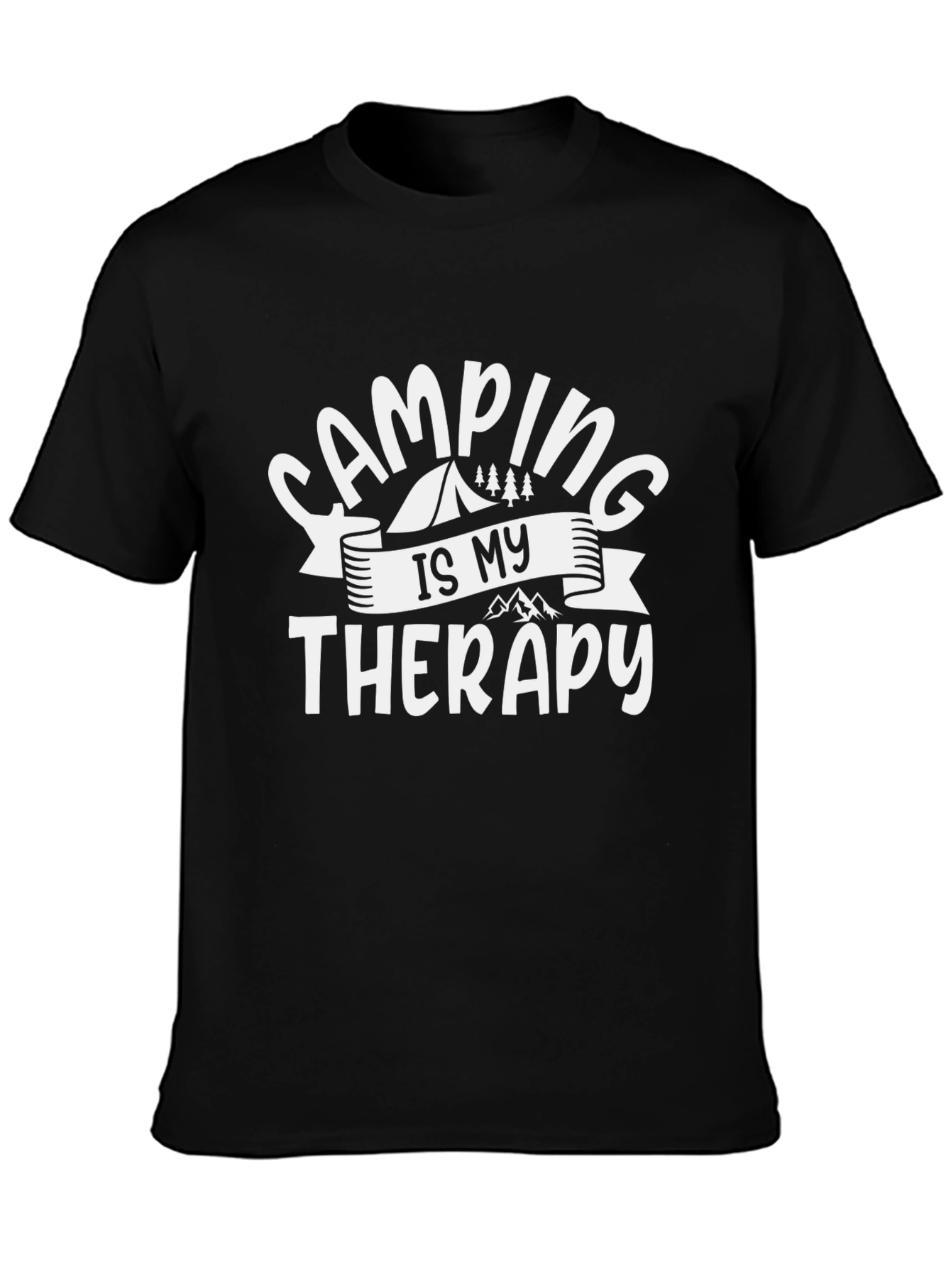 Camping is My Therapy Graphic Tee