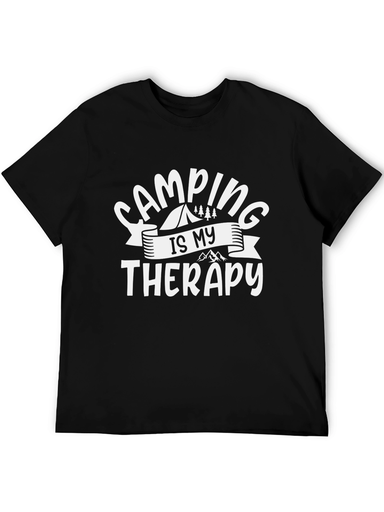 Camping is My Therapy Graphic Tee