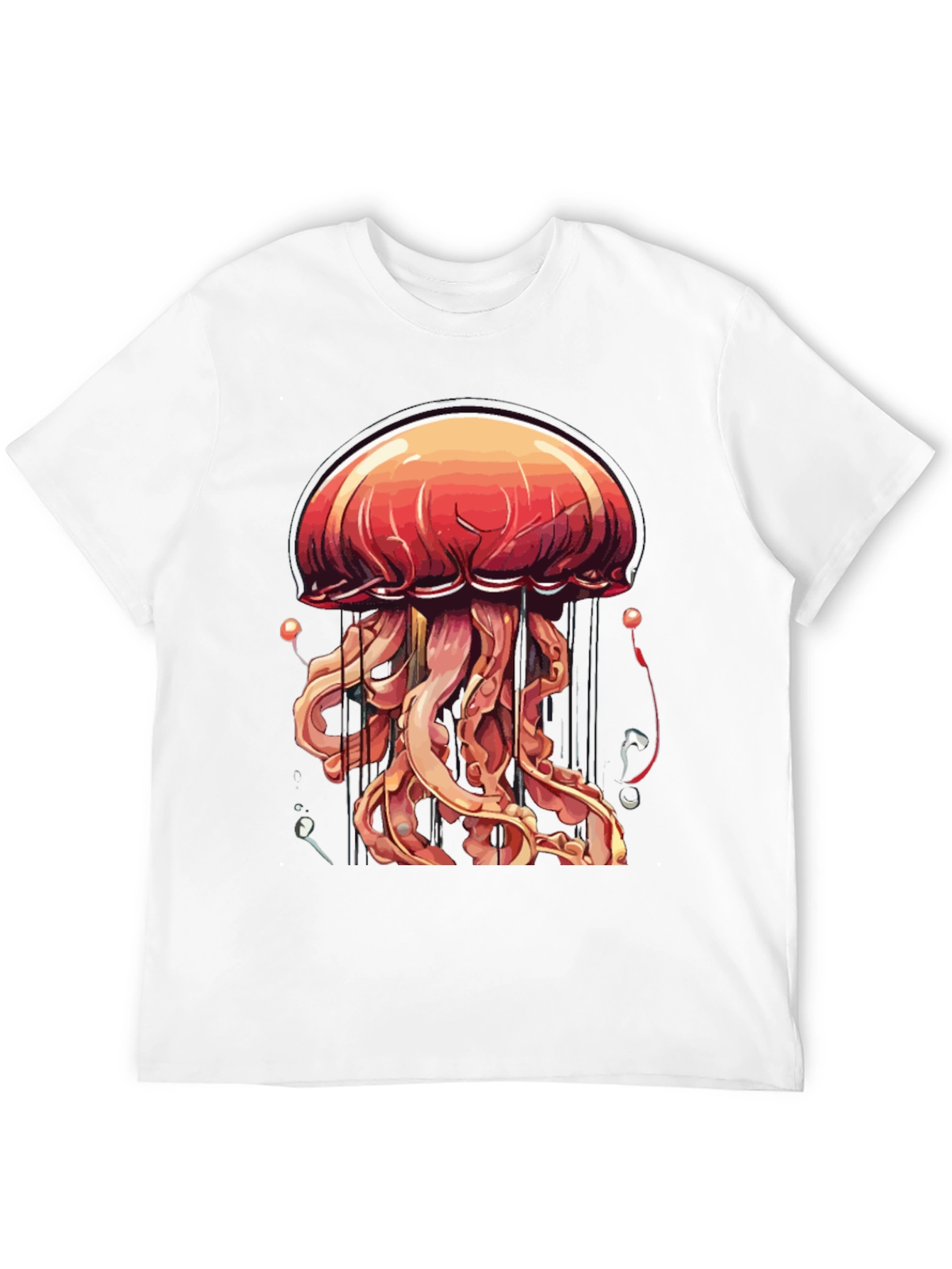Jellyfish Graphic Tee - Unique Sea Life Design