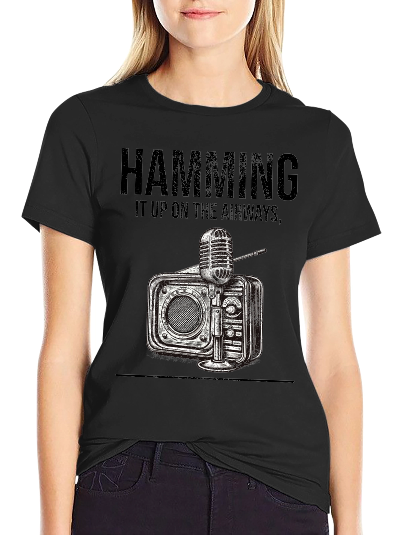 Hamming It Up Radio Graphic Tee