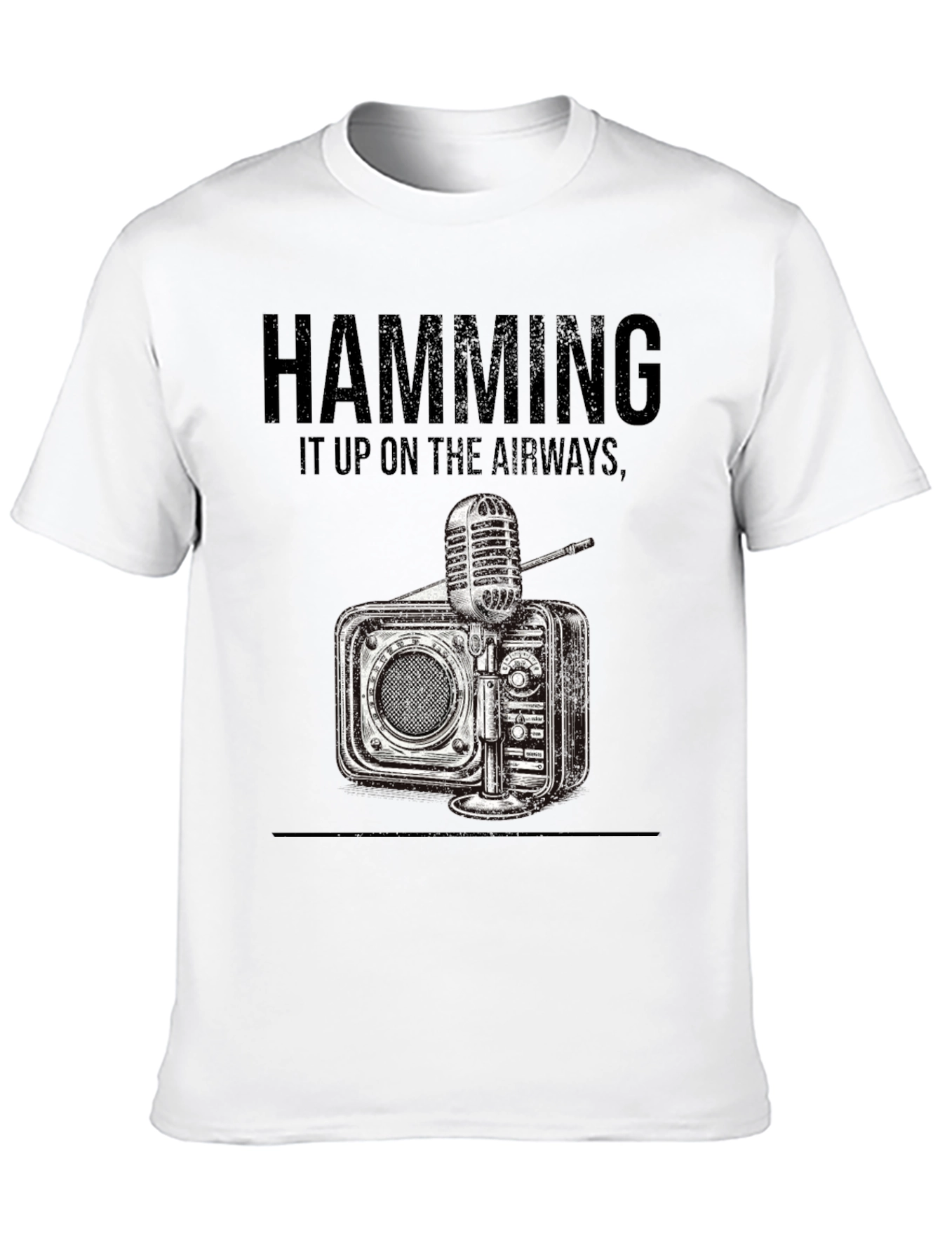 Hamming It Up Radio Graphic Tee