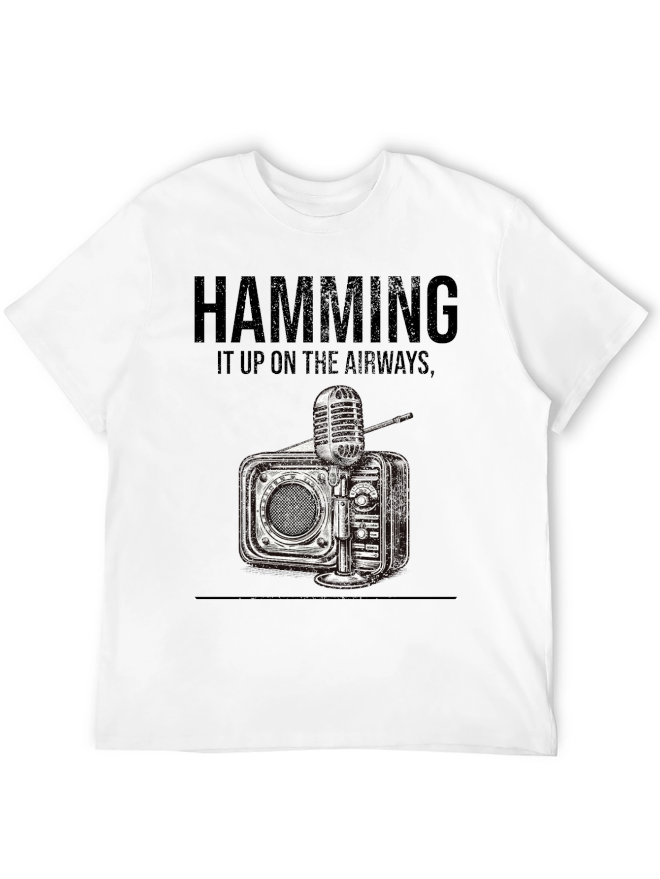 Hamming It Up Radio Graphic Tee