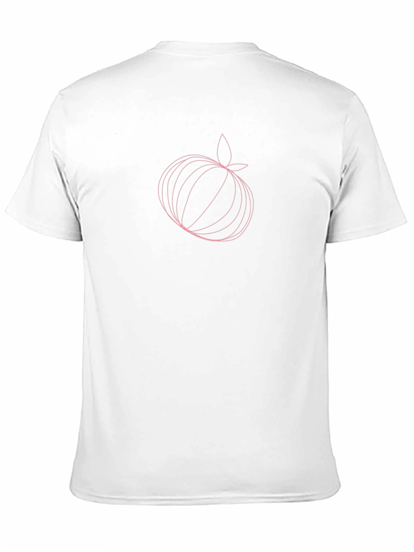 Minimalist Fruit Graphic Black T-Shirt
