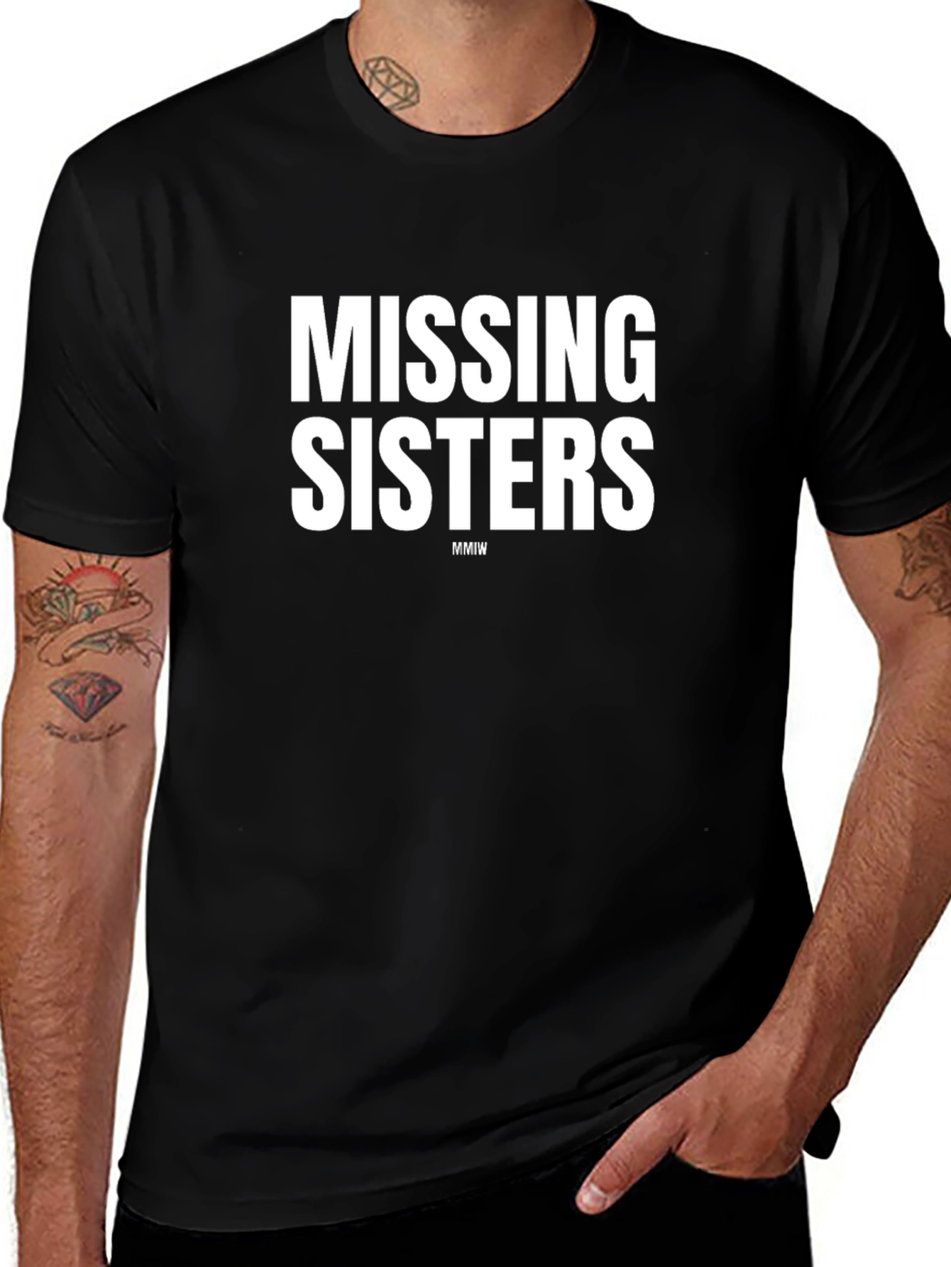 Missing Sisters MMIW Graphic Tee - Black