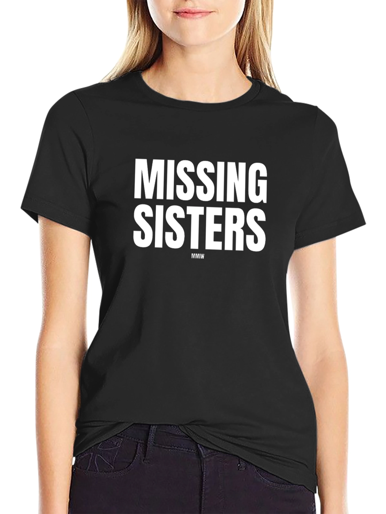 Missing Sisters MMIW Graphic Tee - Black