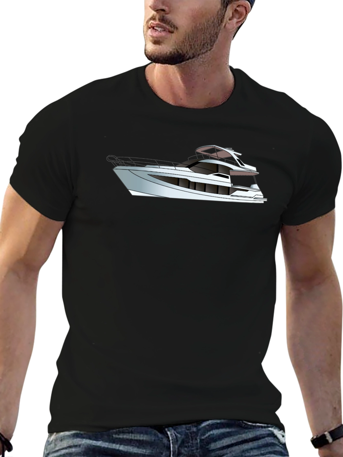 Nautical T-Shirt: Sleek Yacht Design