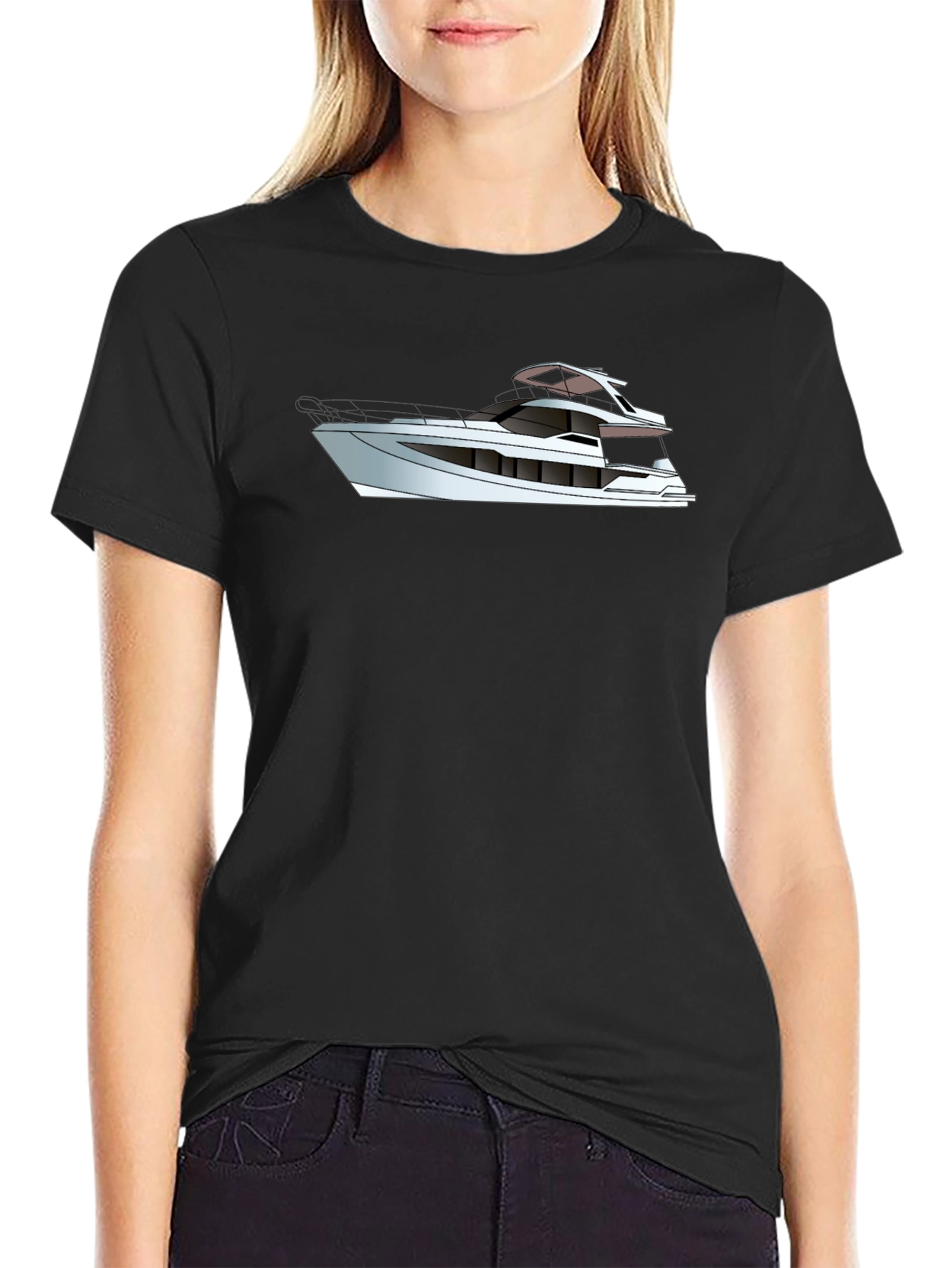 Nautical T-Shirt: Sleek Yacht Design
