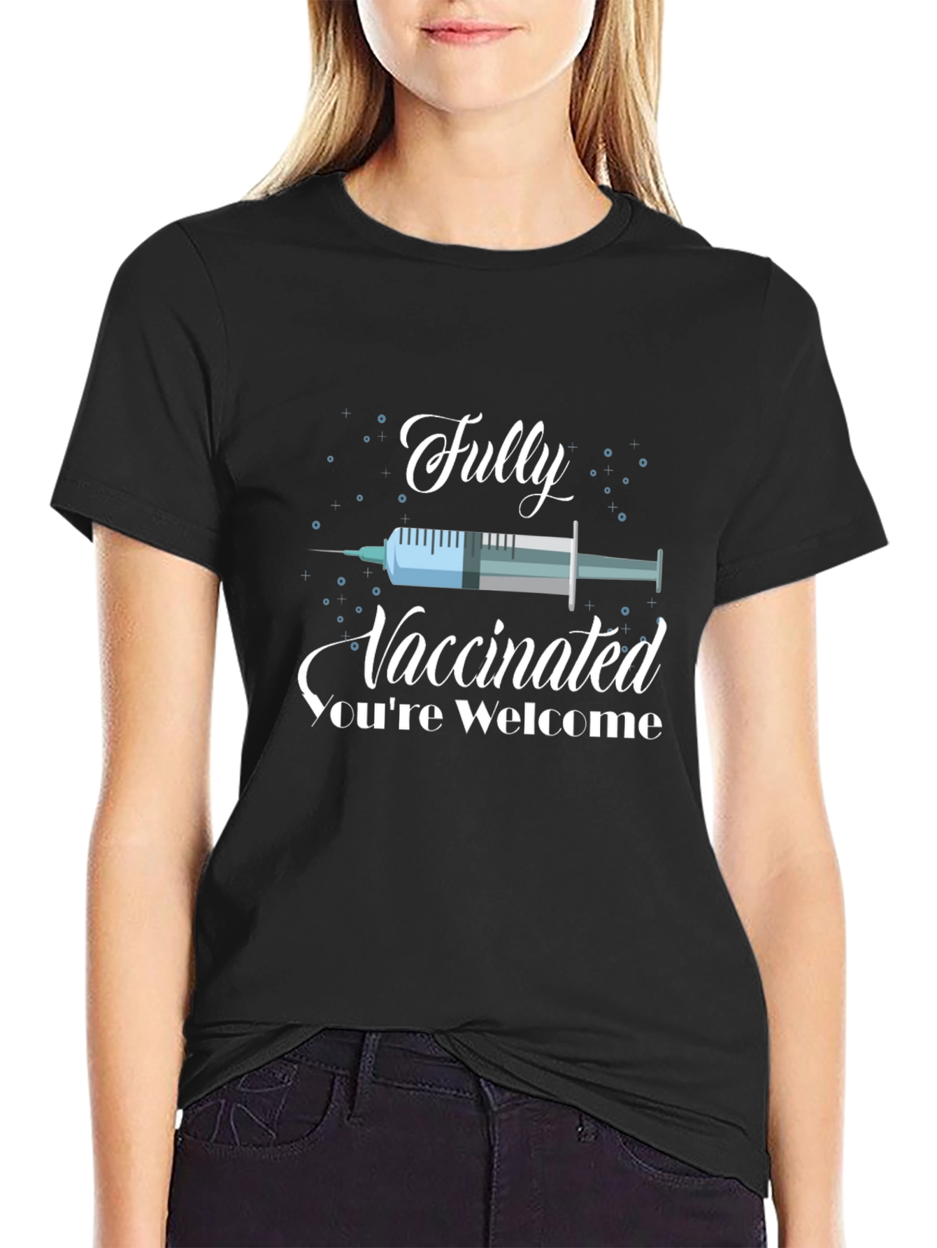 Fully Vaccinated Graphic Tee - Novelty Comfort