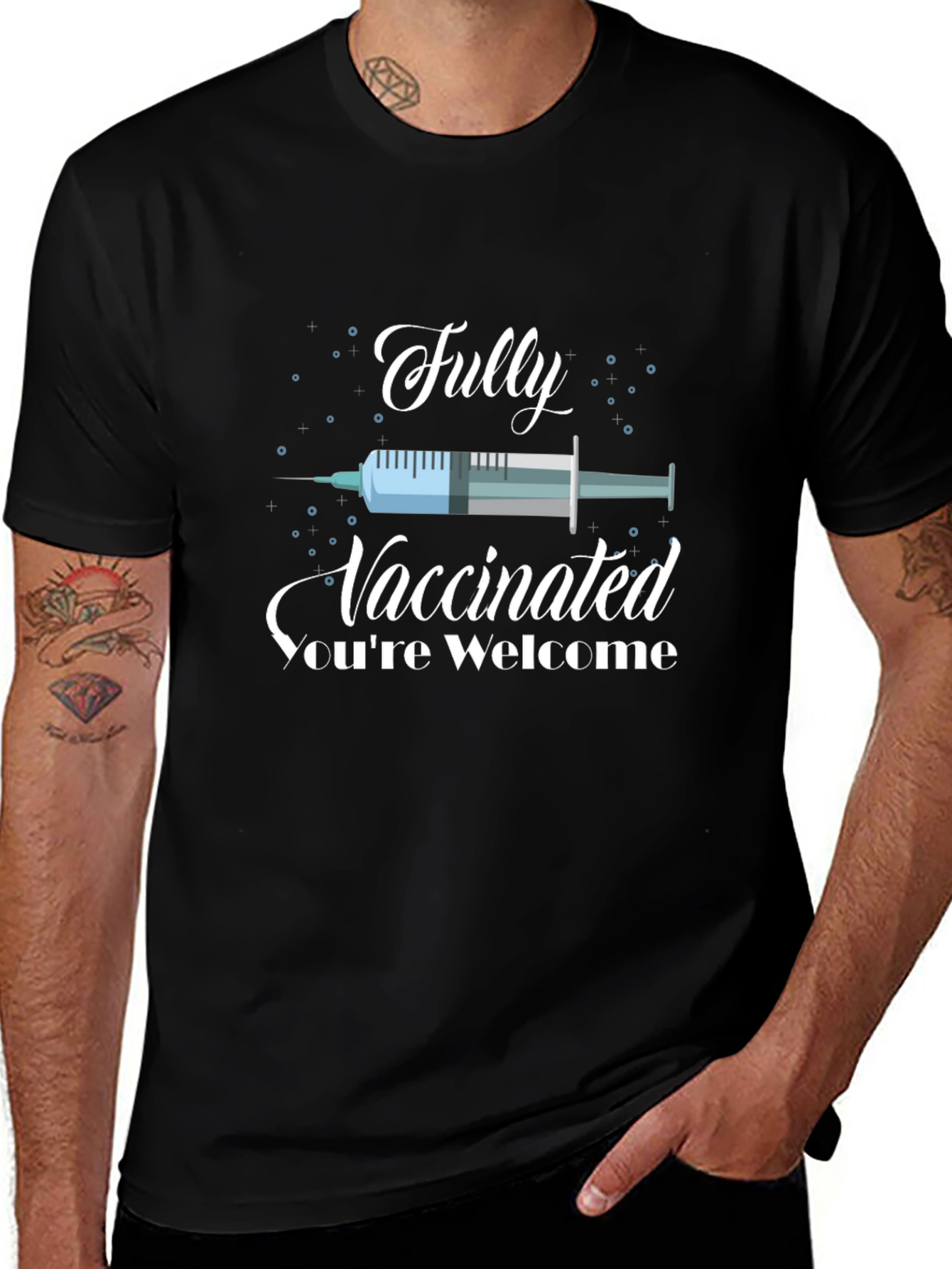 Fully Vaccinated Graphic Tee - Novelty Comfort