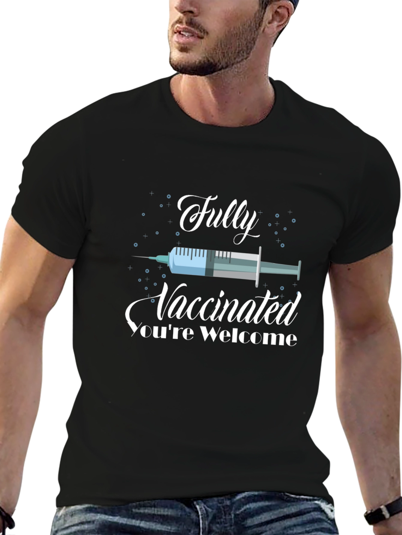 Fully Vaccinated Graphic Tee - Novelty Comfort