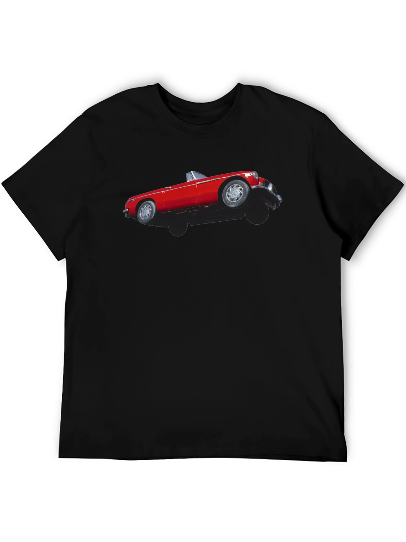 Classic Red Car T-Shirt - Retro Style
