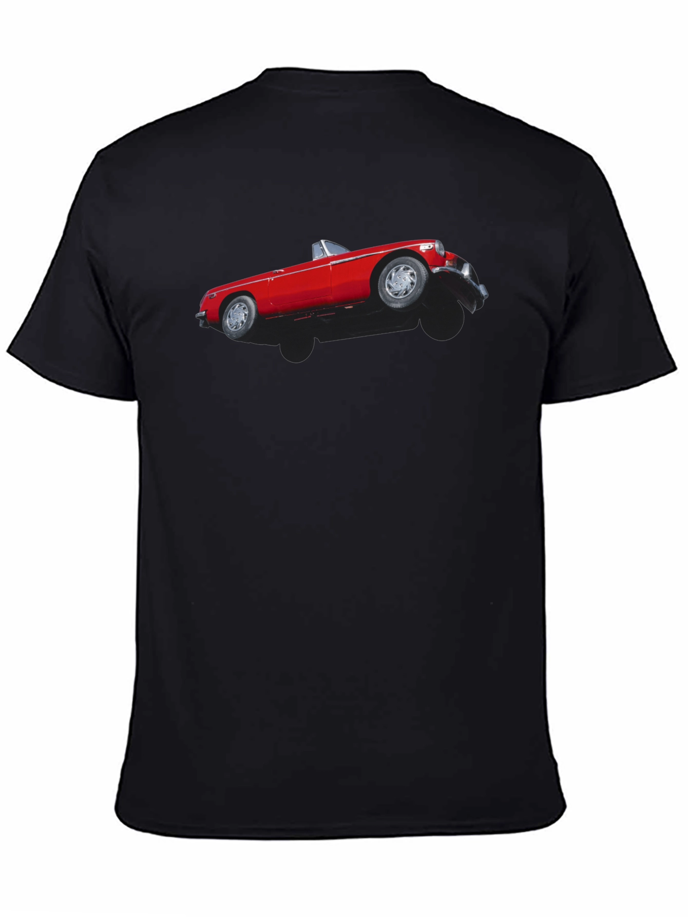 Classic Red Car T-Shirt - Retro Style