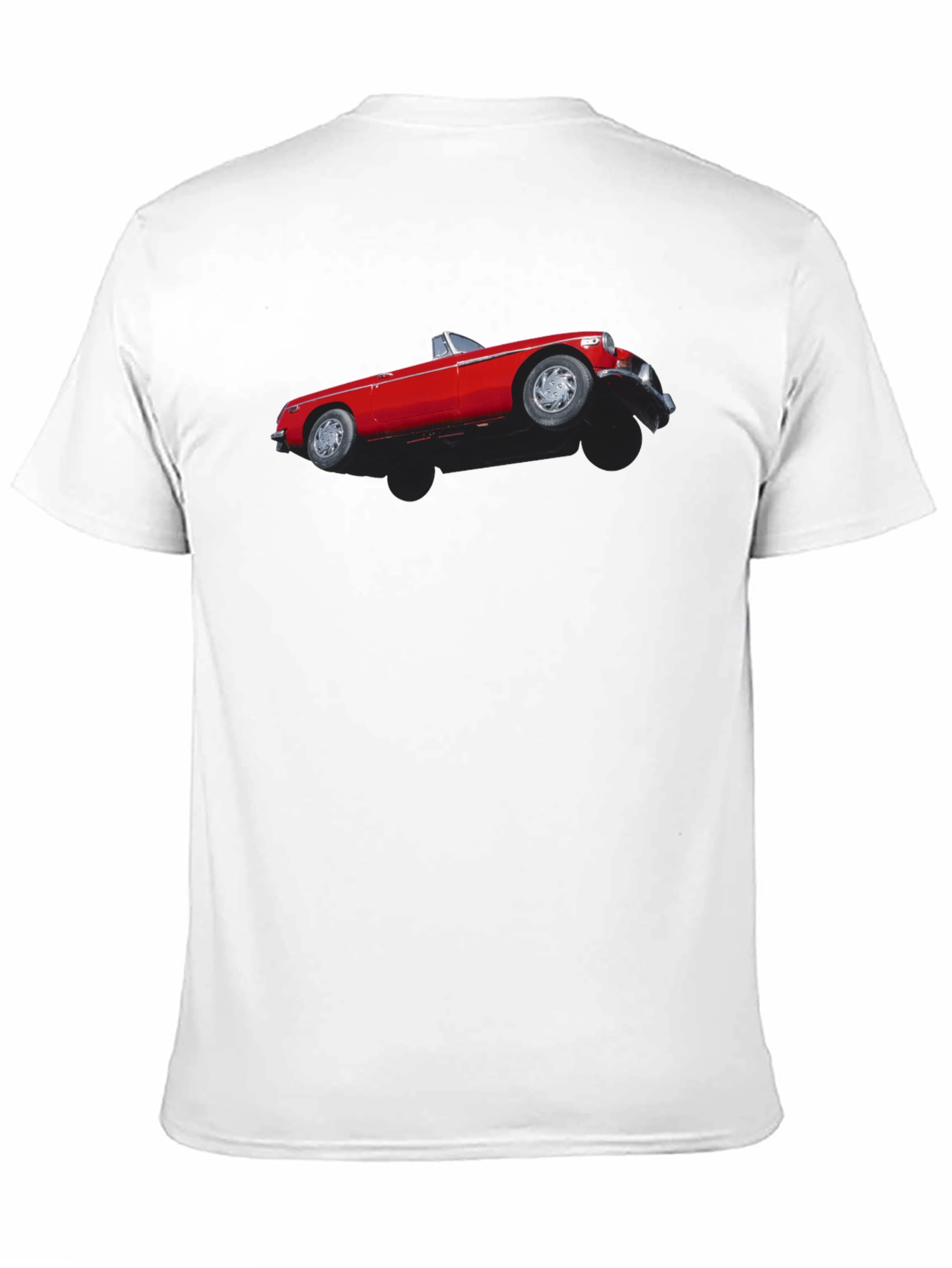 Classic Red Car T-Shirt - Retro Style
