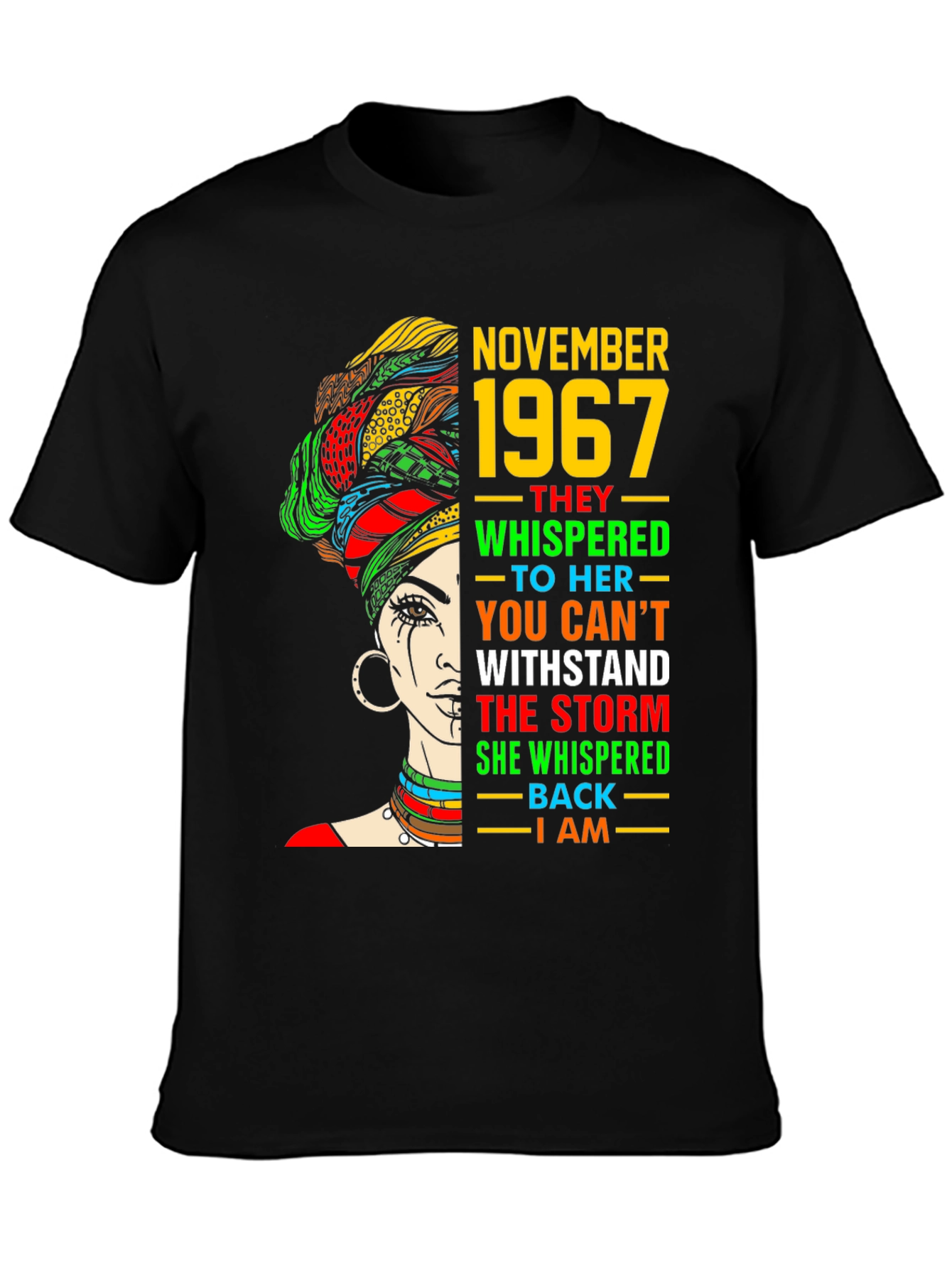November 1967 Black Woman T-Shirt