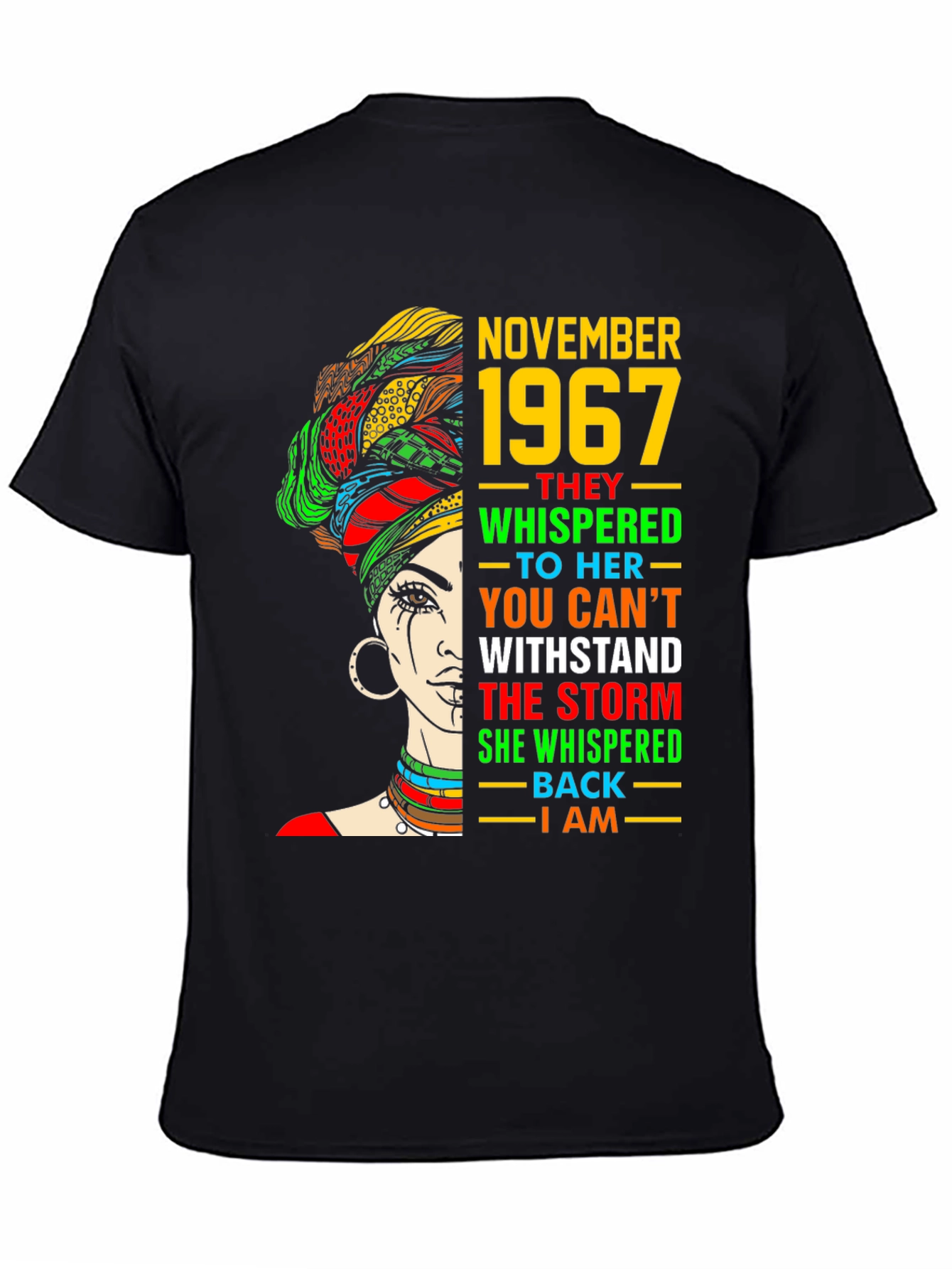 November 1967 Black Woman T-Shirt