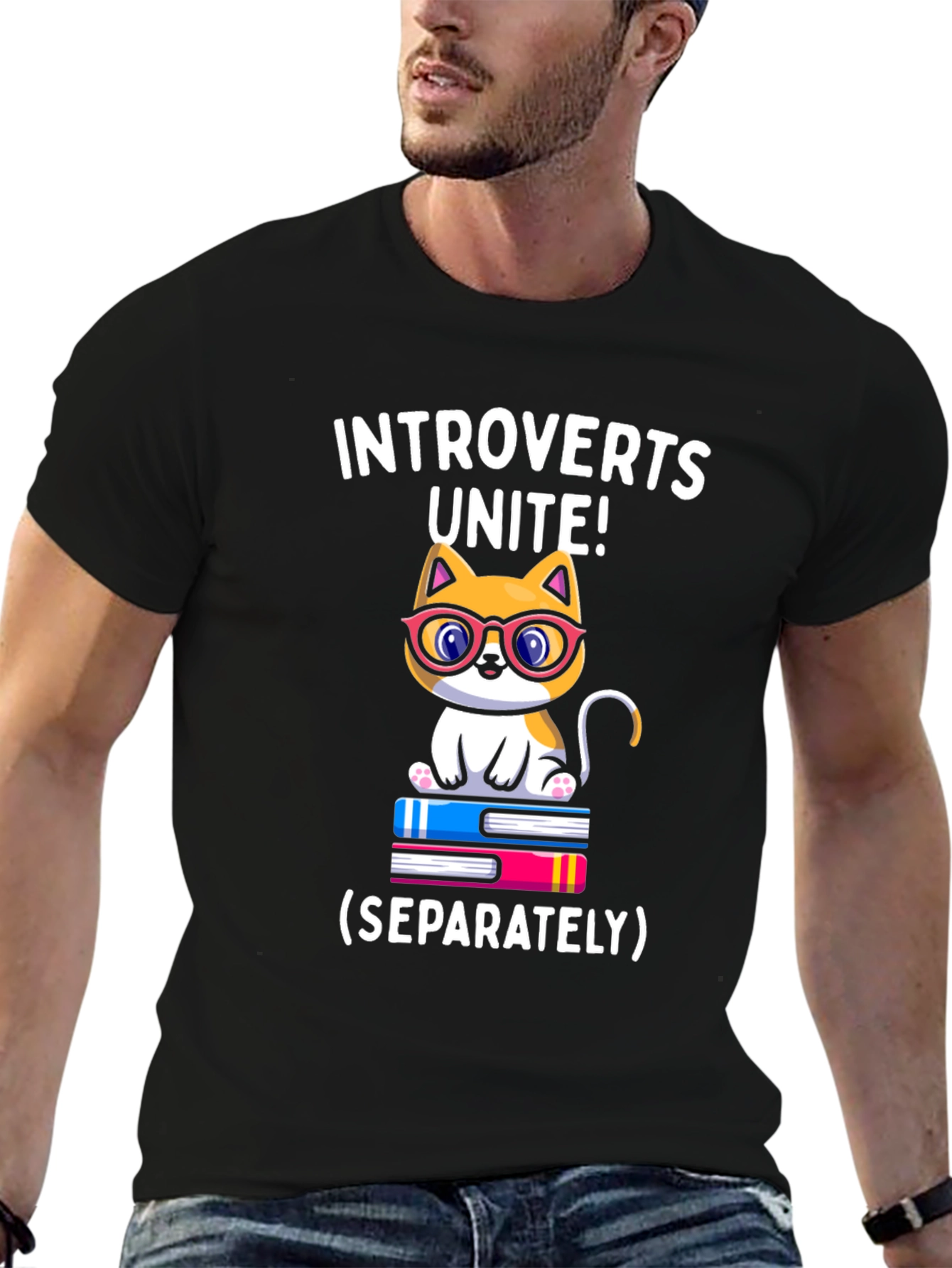 Introverts Unite Cat T-Shirt