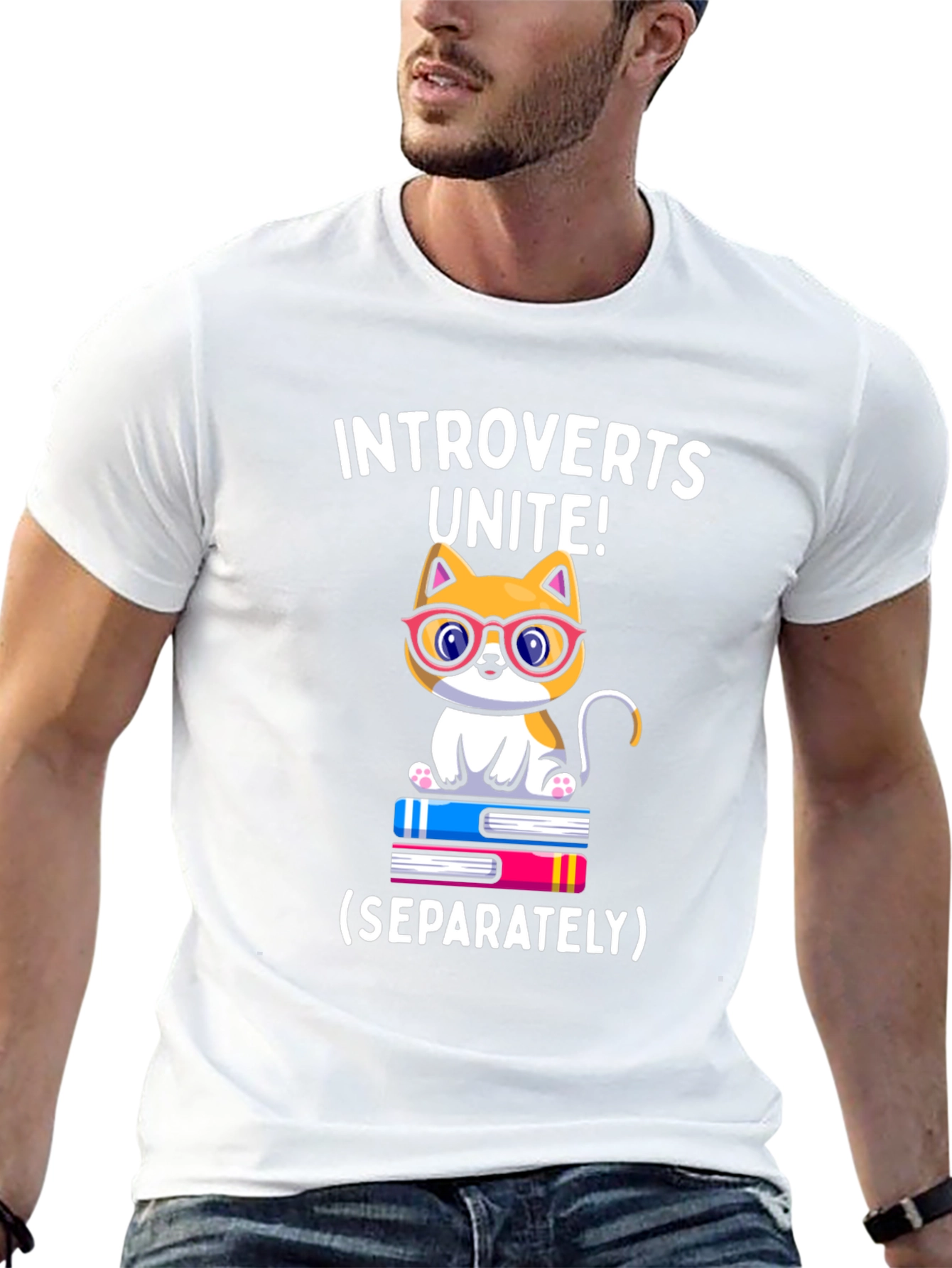 Introverts Unite Cat T-Shirt