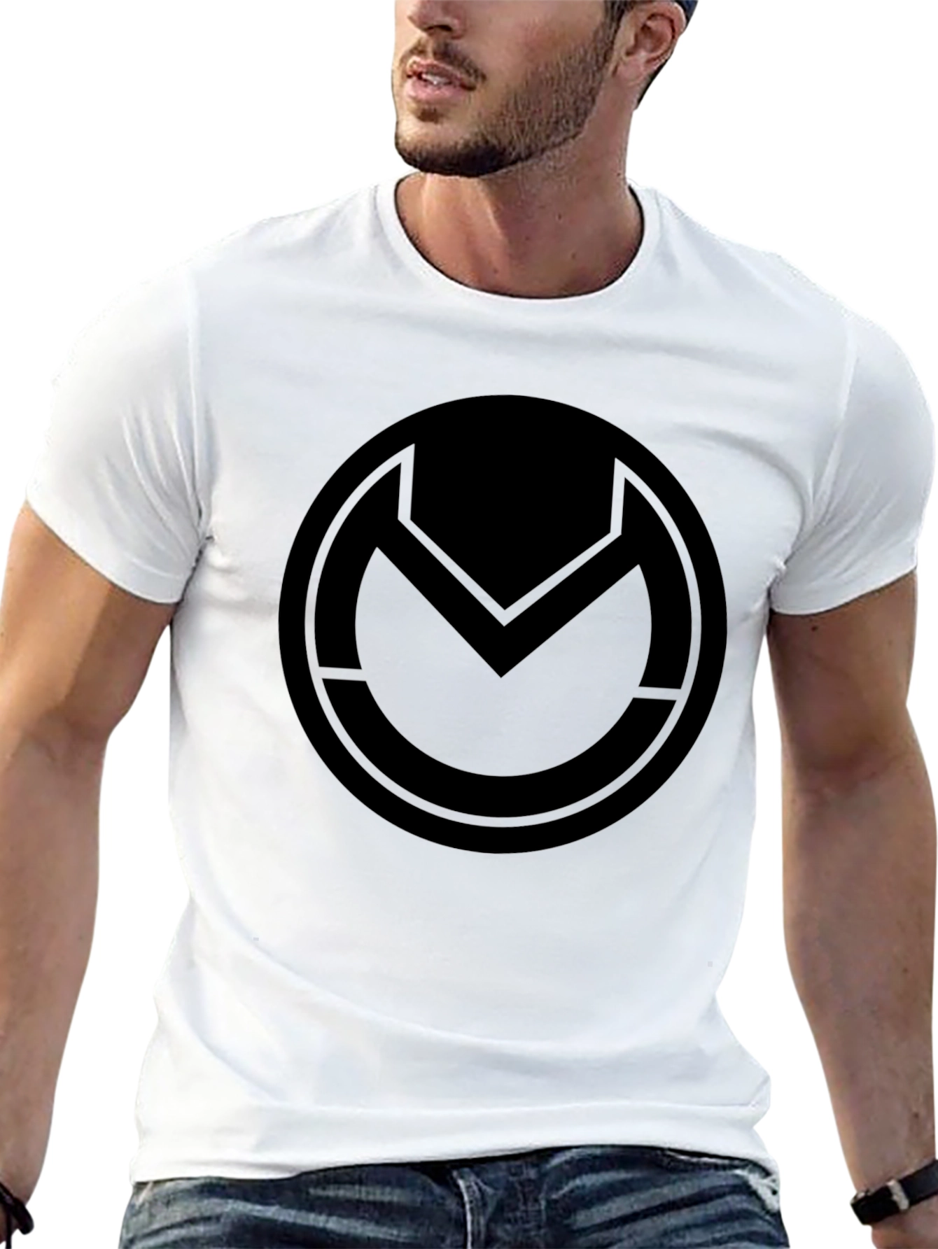 Mysterious Circle Logo Black T-Shirt