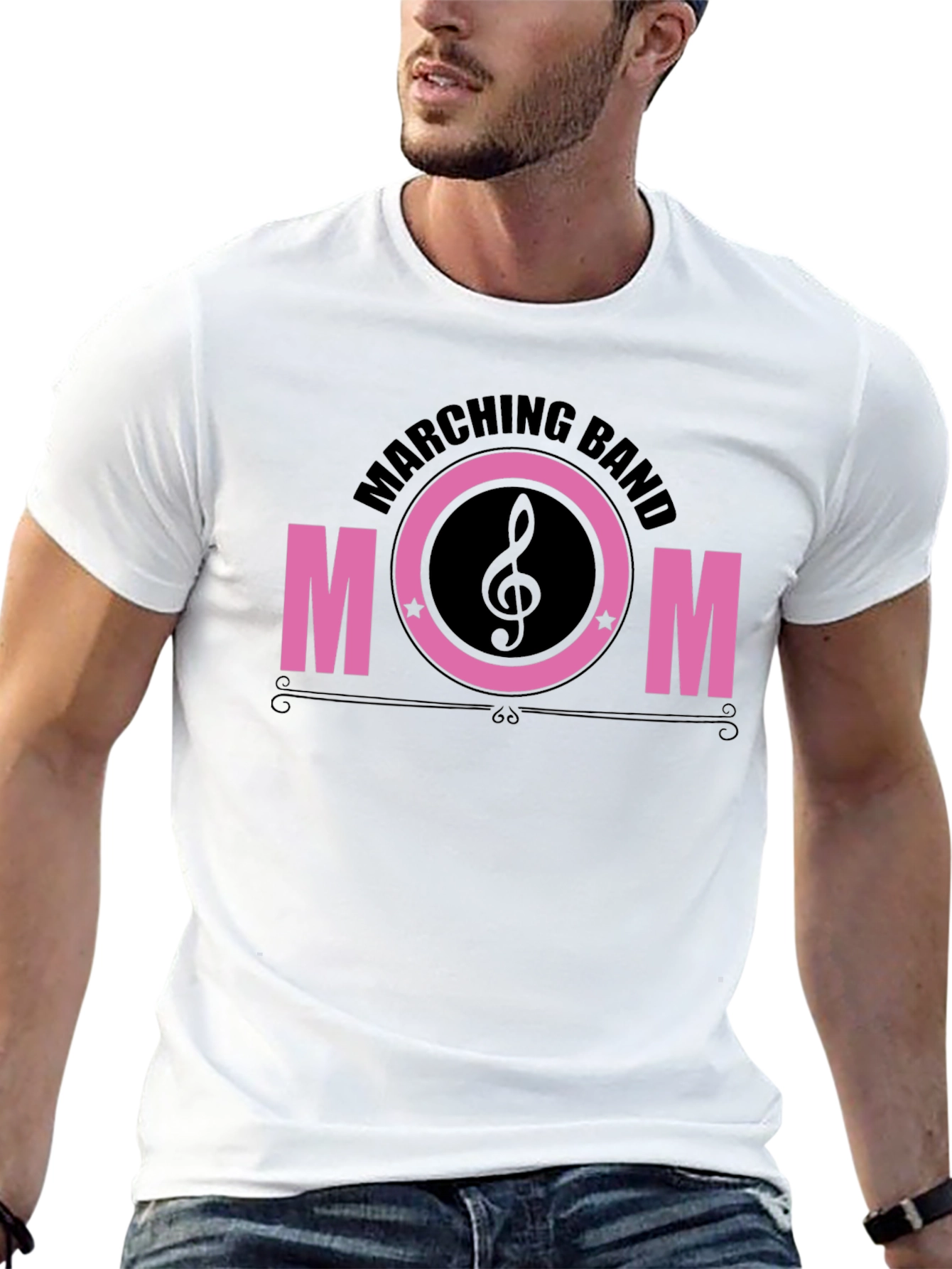 Marching Band Mom Graphic T-Shirt