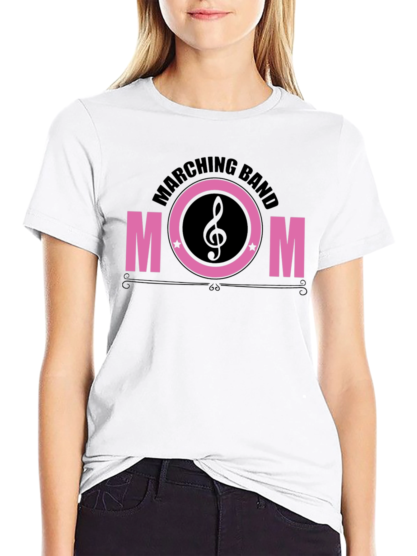 Marching Band Mom Graphic T-Shirt