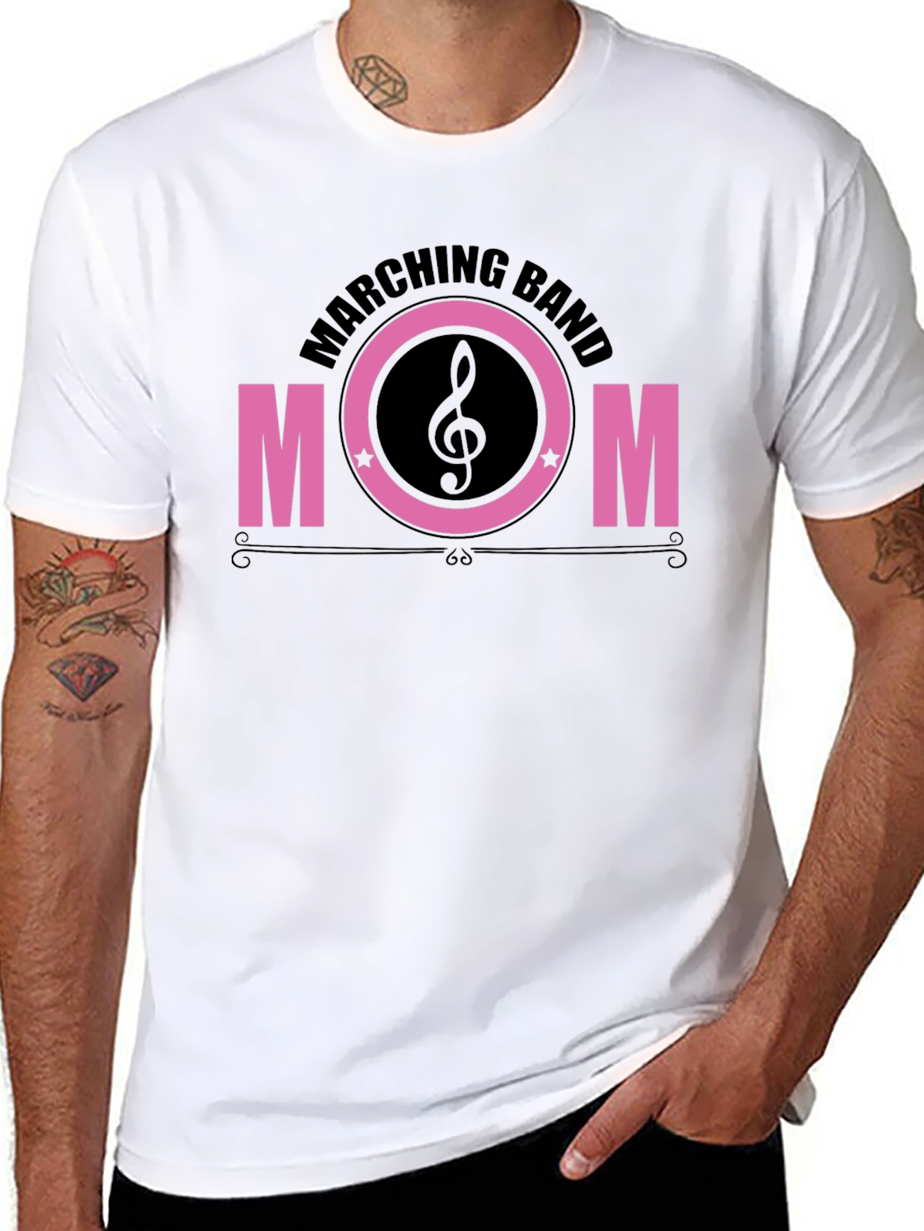 Marching Band Mom Graphic T-Shirt