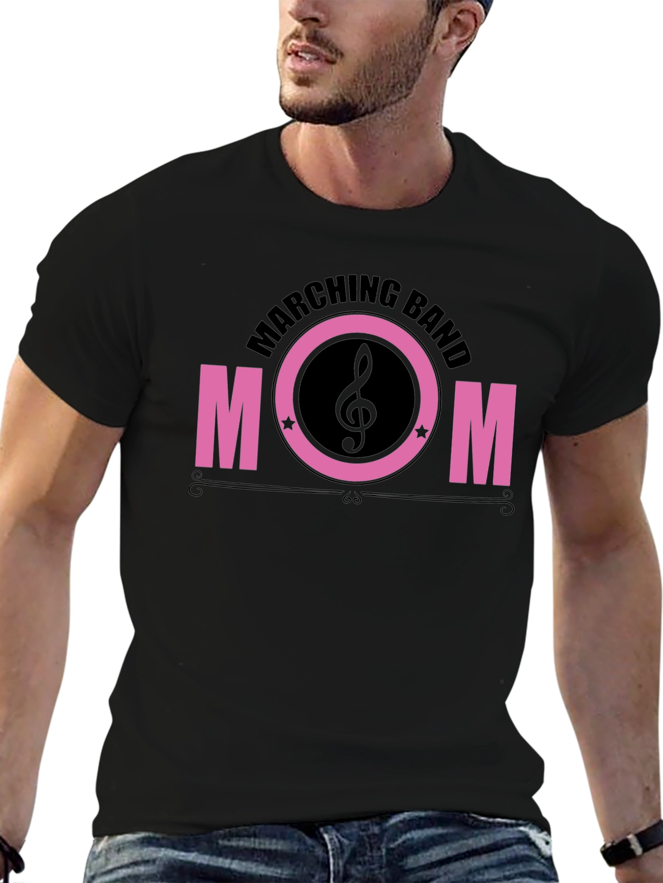 Marching Band Mom Graphic T-Shirt