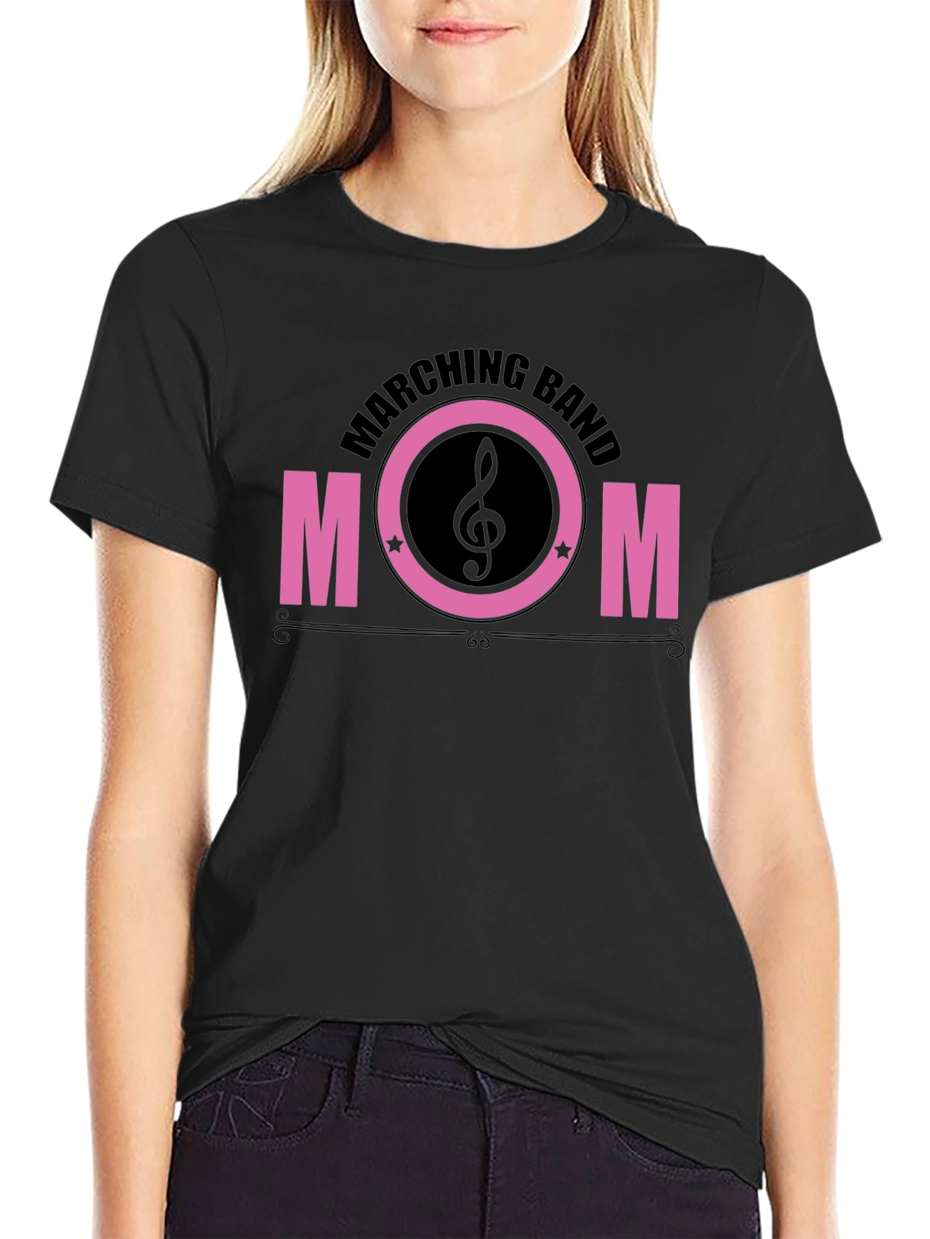 Marching Band Mom Graphic T-Shirt