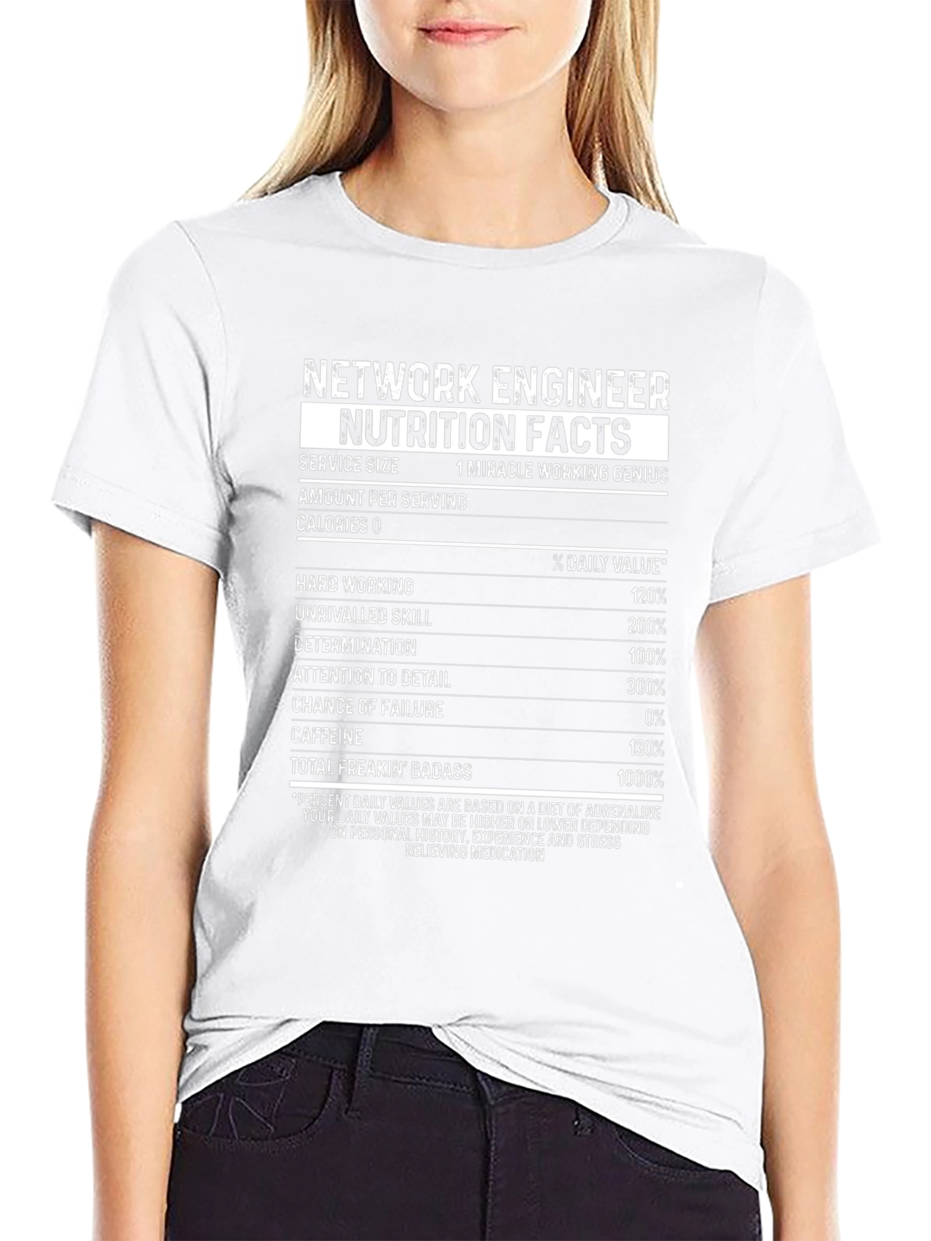 Network Engineer Nutrition Facts T-Shirt
