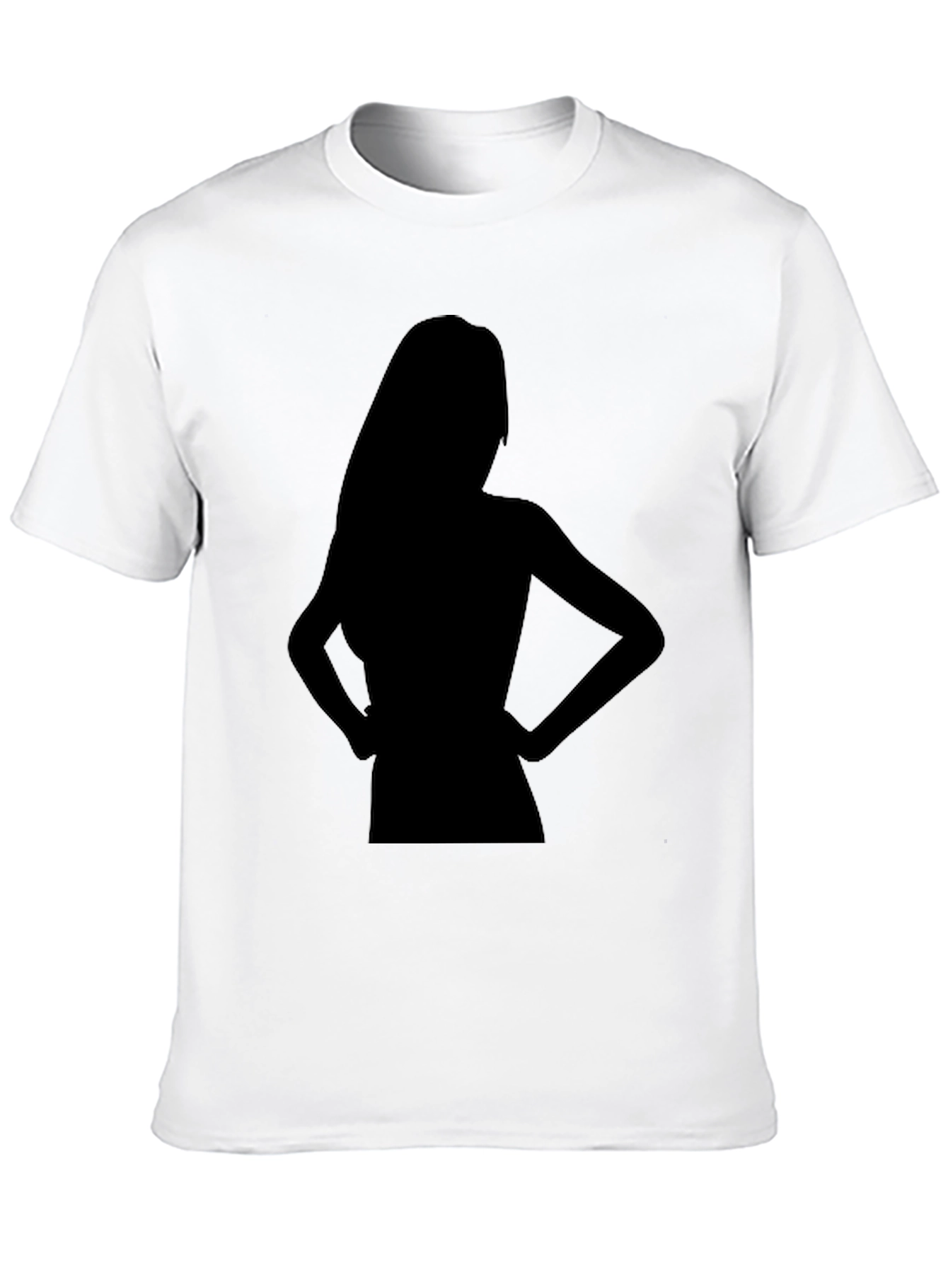 Silhouette Graphic Tee - Stylish Black T-Shirt