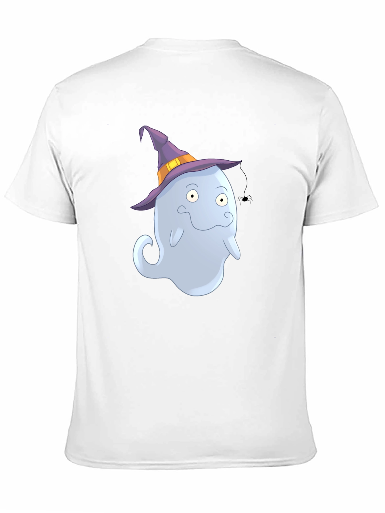 Ghost in Witch Hat Halloween T-Shirt