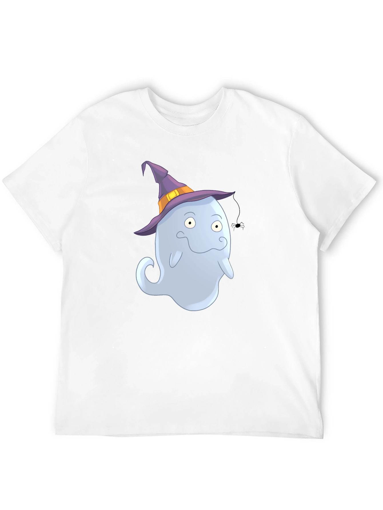 Ghost in Witch Hat Halloween T-Shirt