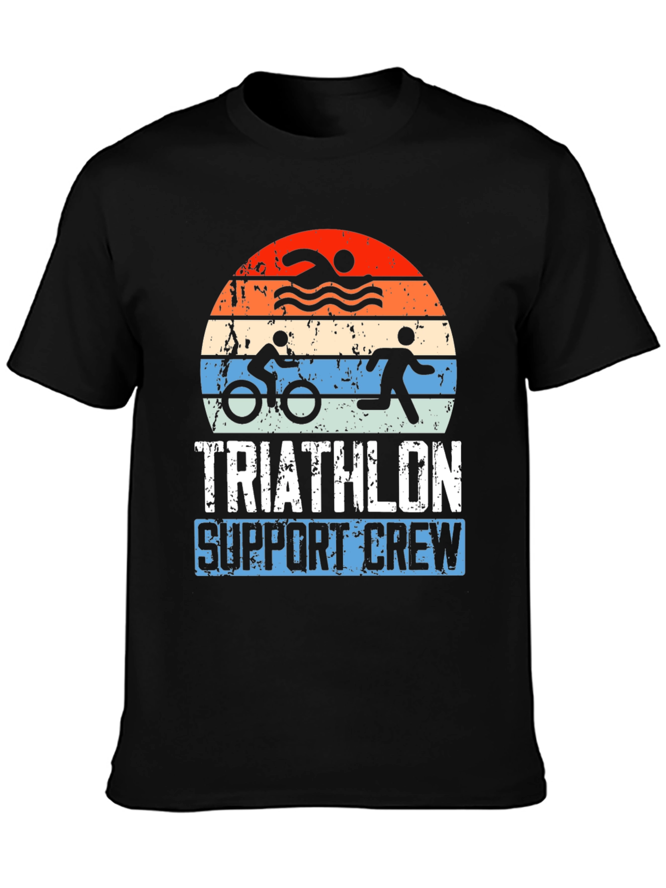 Triathlon Support Crew Graphic Tee
