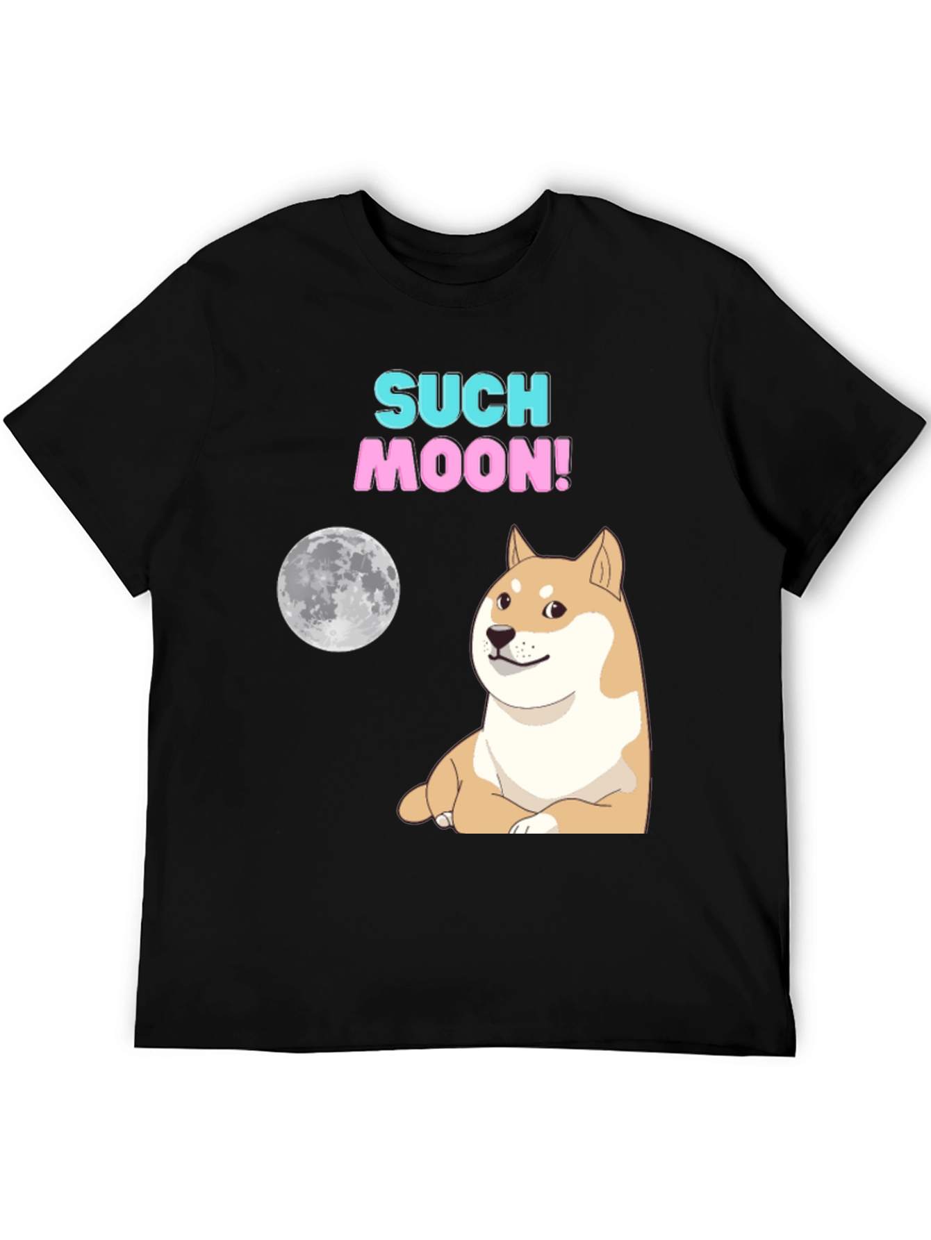 Such Moon! Meme Dog Graphic T-Shirt