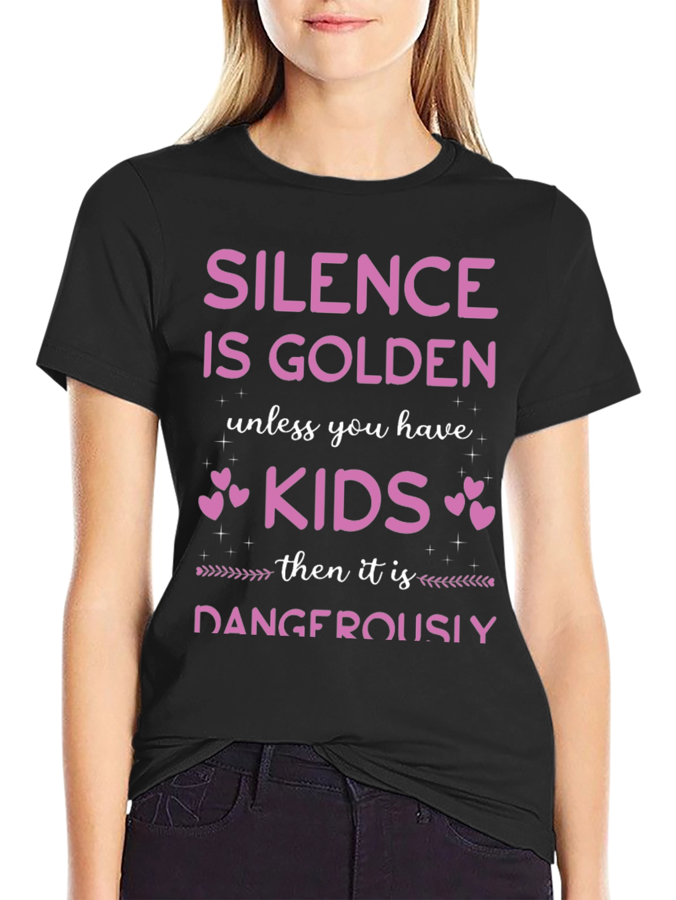 Silence Is Golden Graphic T-Shirt