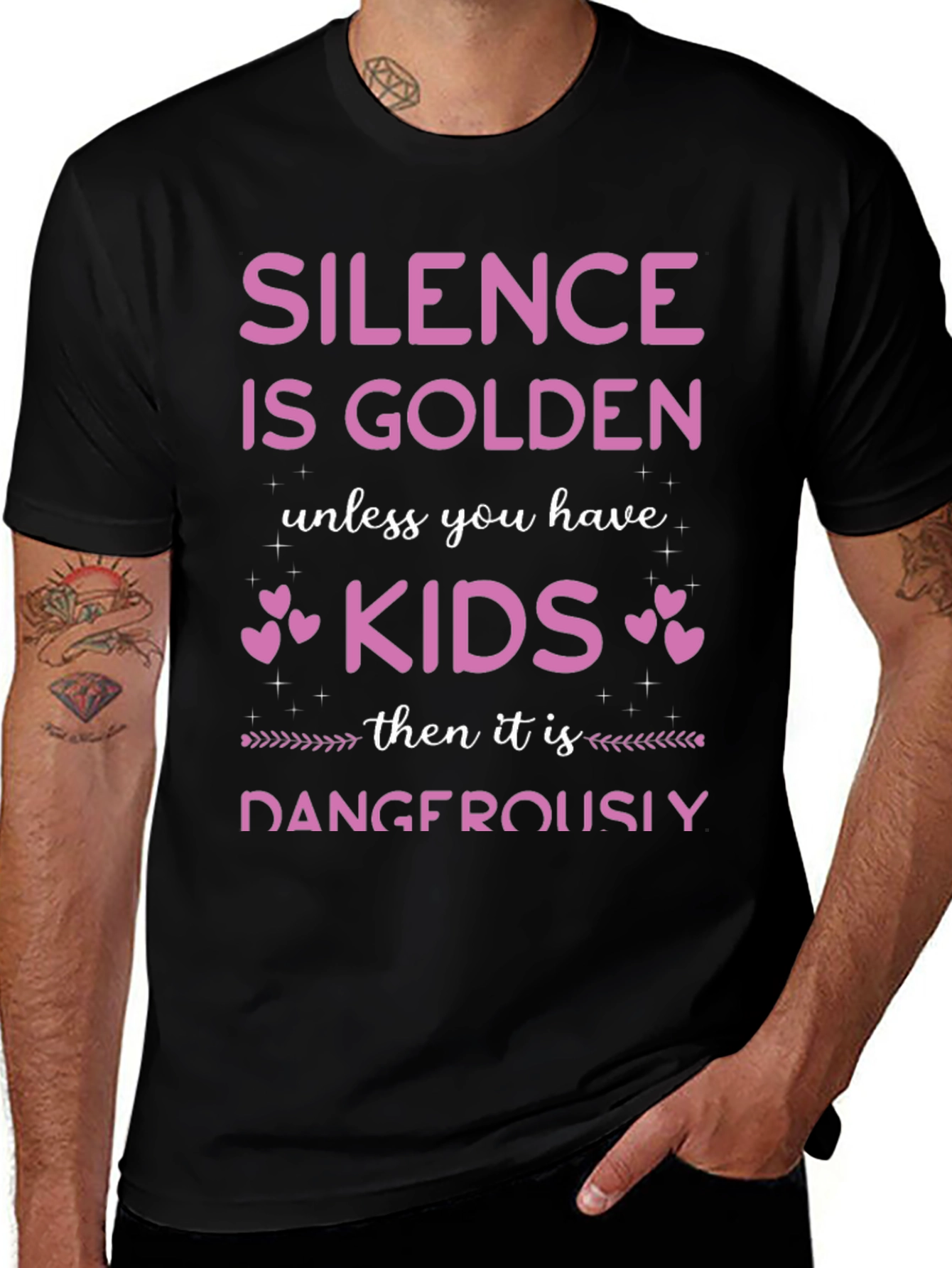 Silence Is Golden Graphic T-Shirt