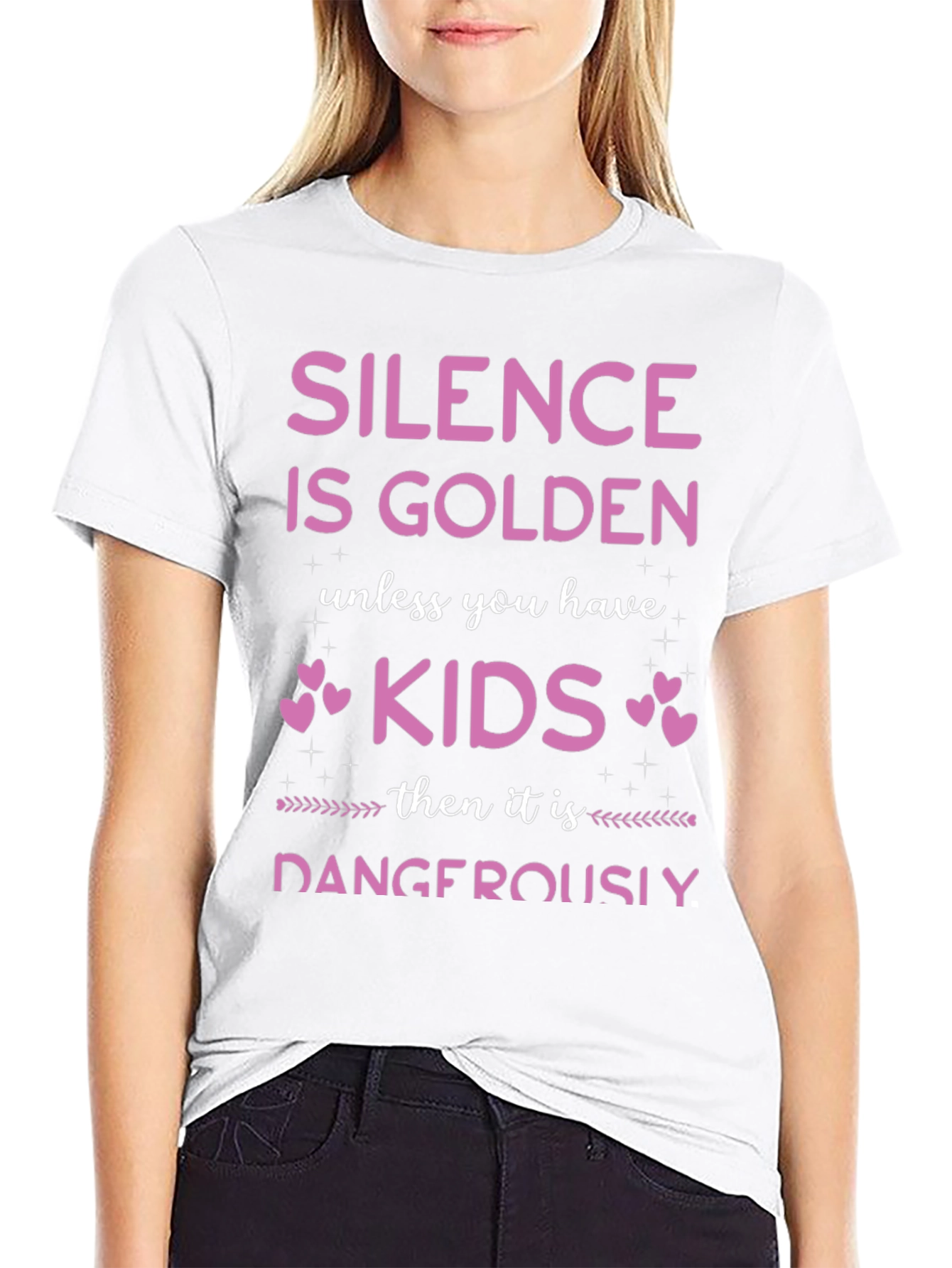 Silence Is Golden Graphic T-Shirt