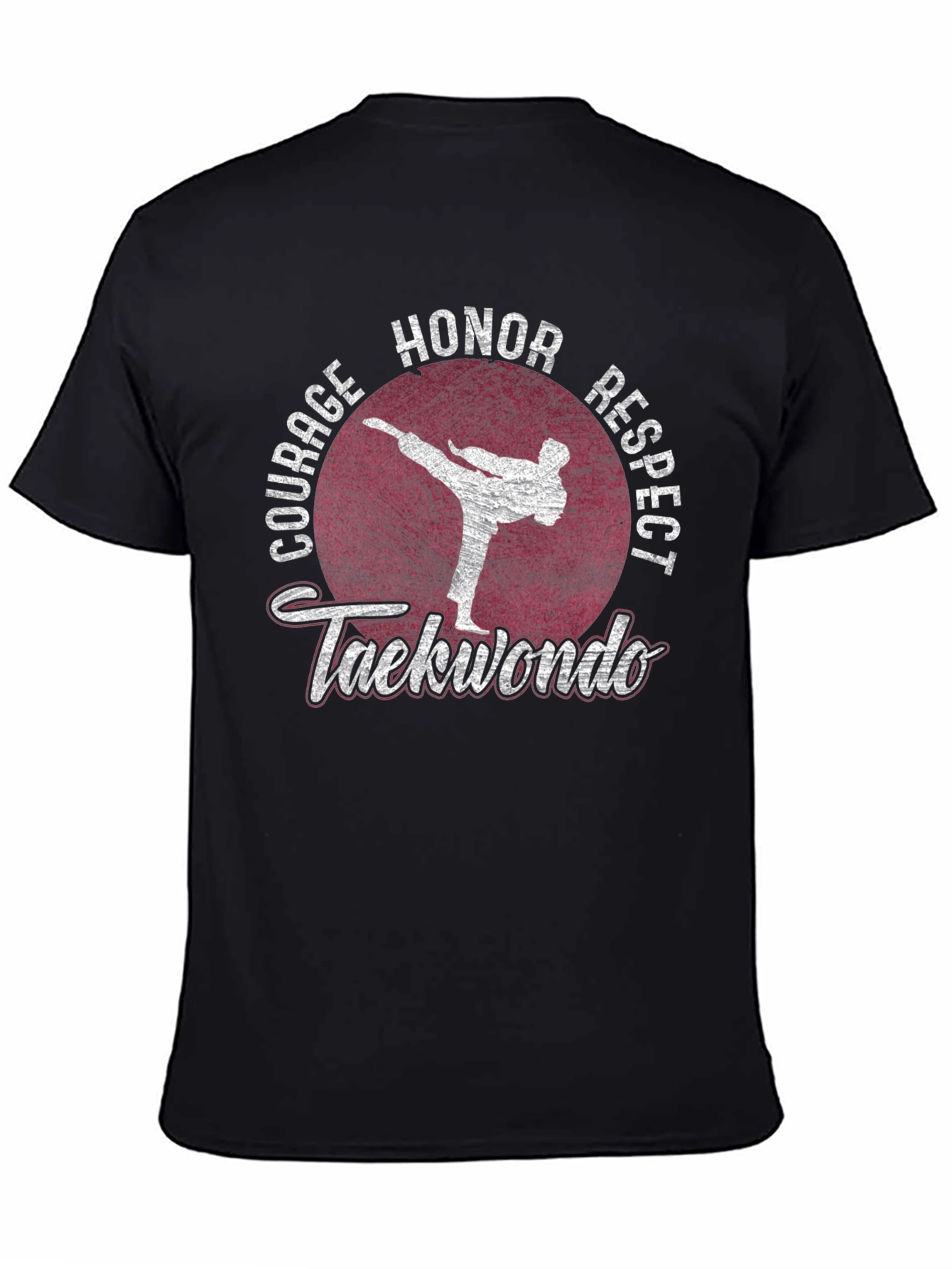 Taekwondo Graphic Tee: Courage Honor Respect
